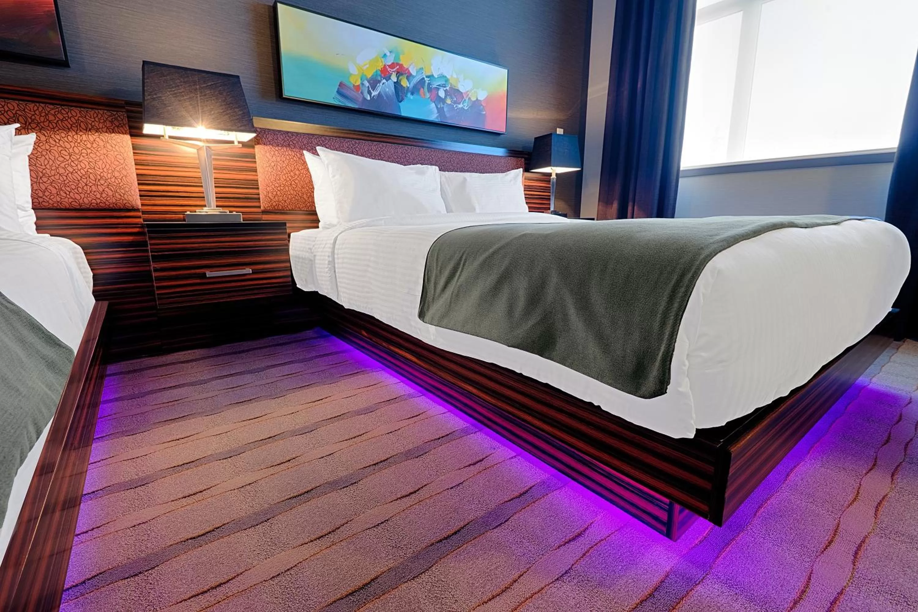 Bed in Hotel Clique Calgary Airport