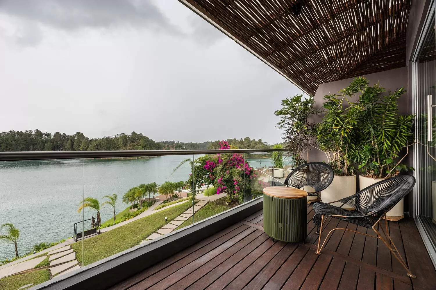 Natural landscape in Tau House