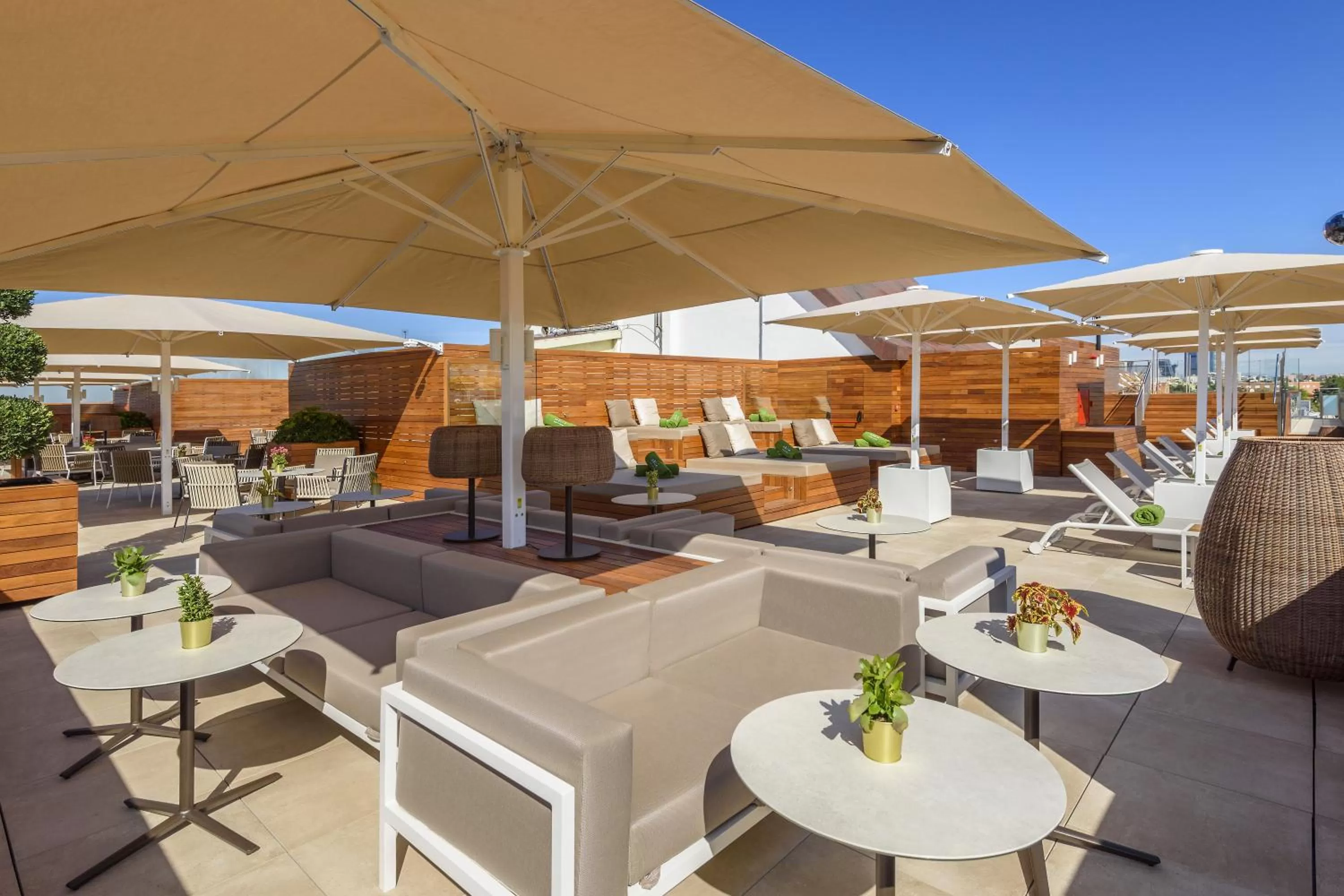 Balcony/Terrace in Melia Madrid Serrano