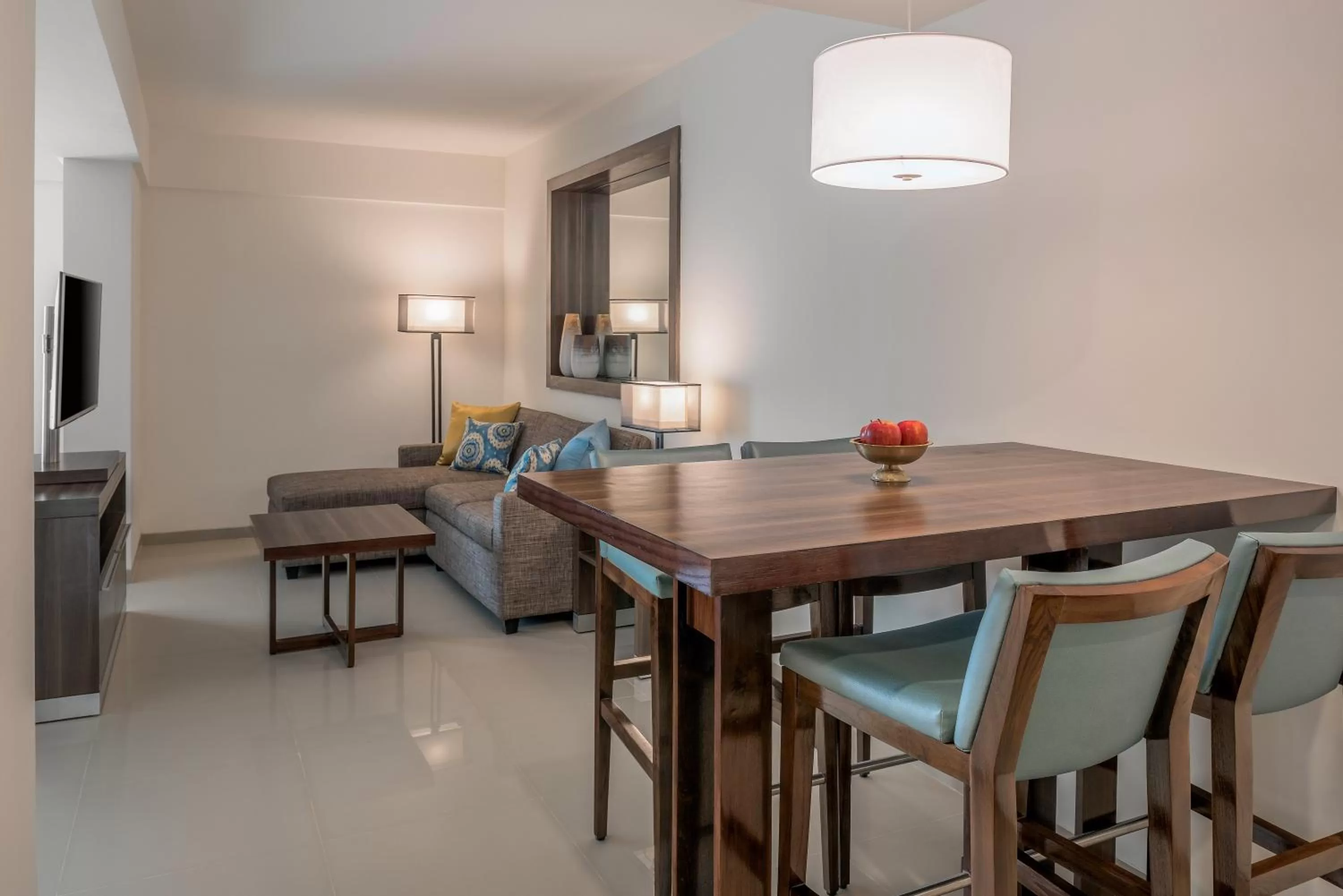 Seating area in The Residency Towers, Rameswaram