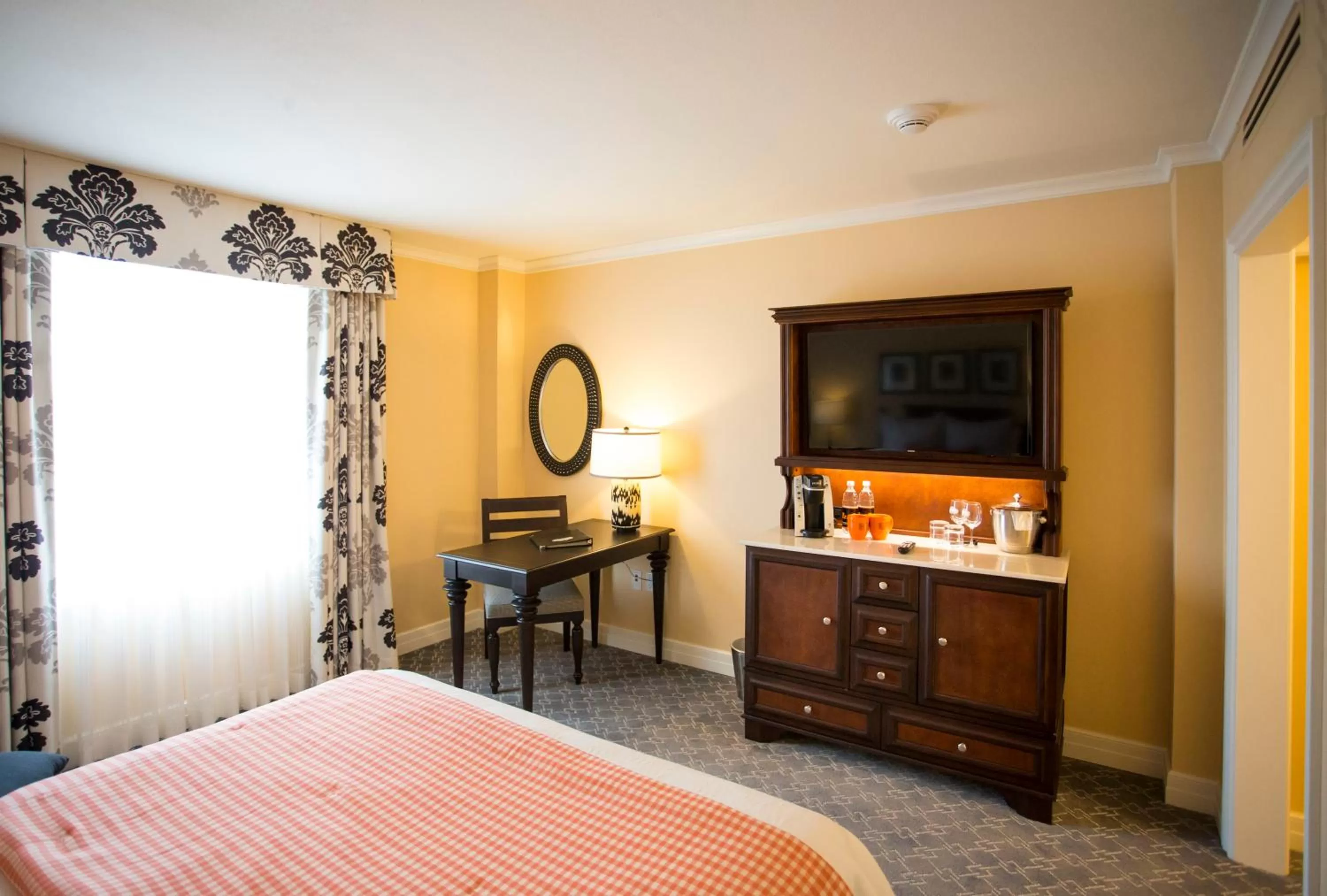 Bed in The Atherton Hotel at OSU