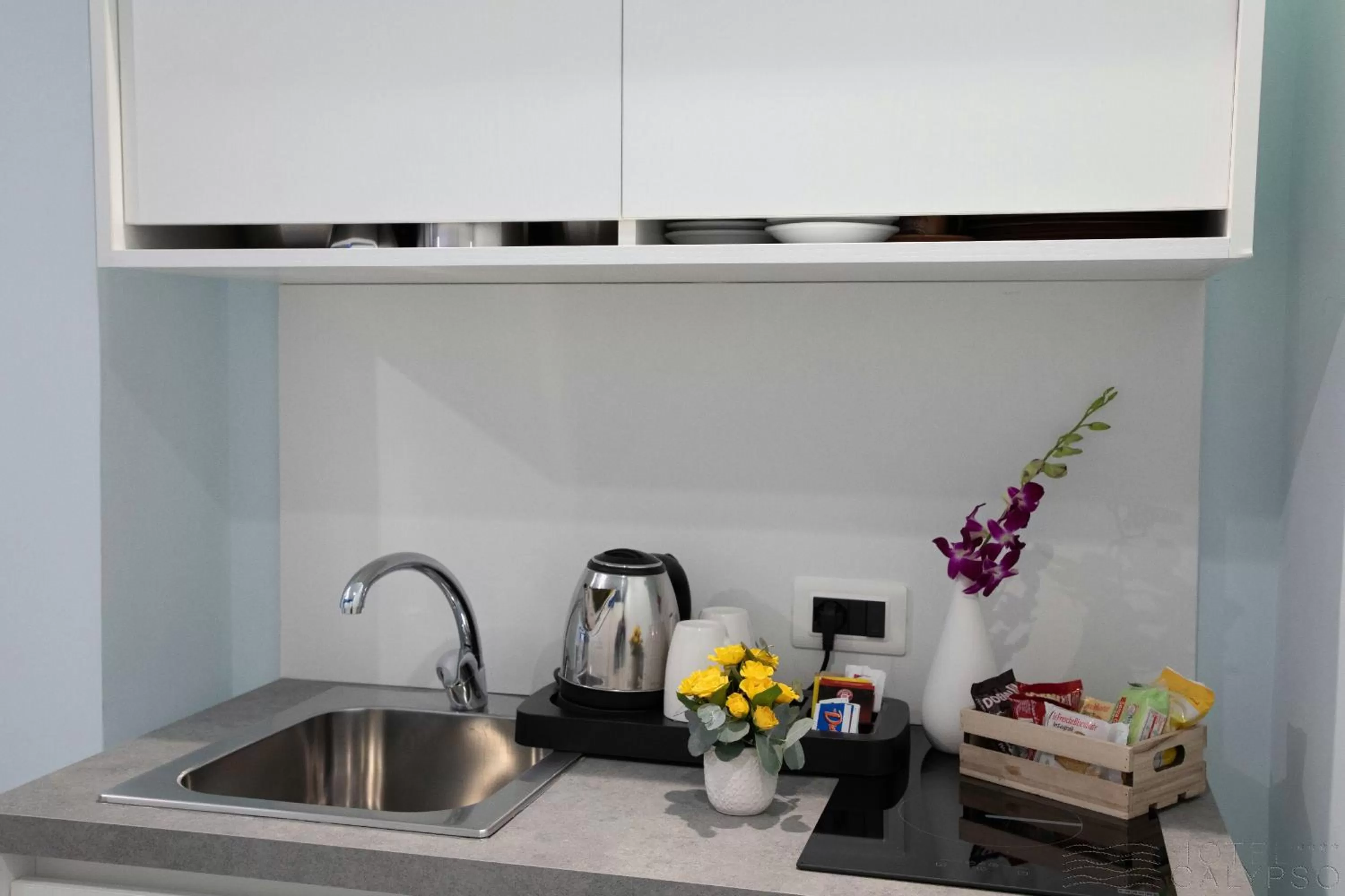 Coffee/tea facilities in Hotel Calypso