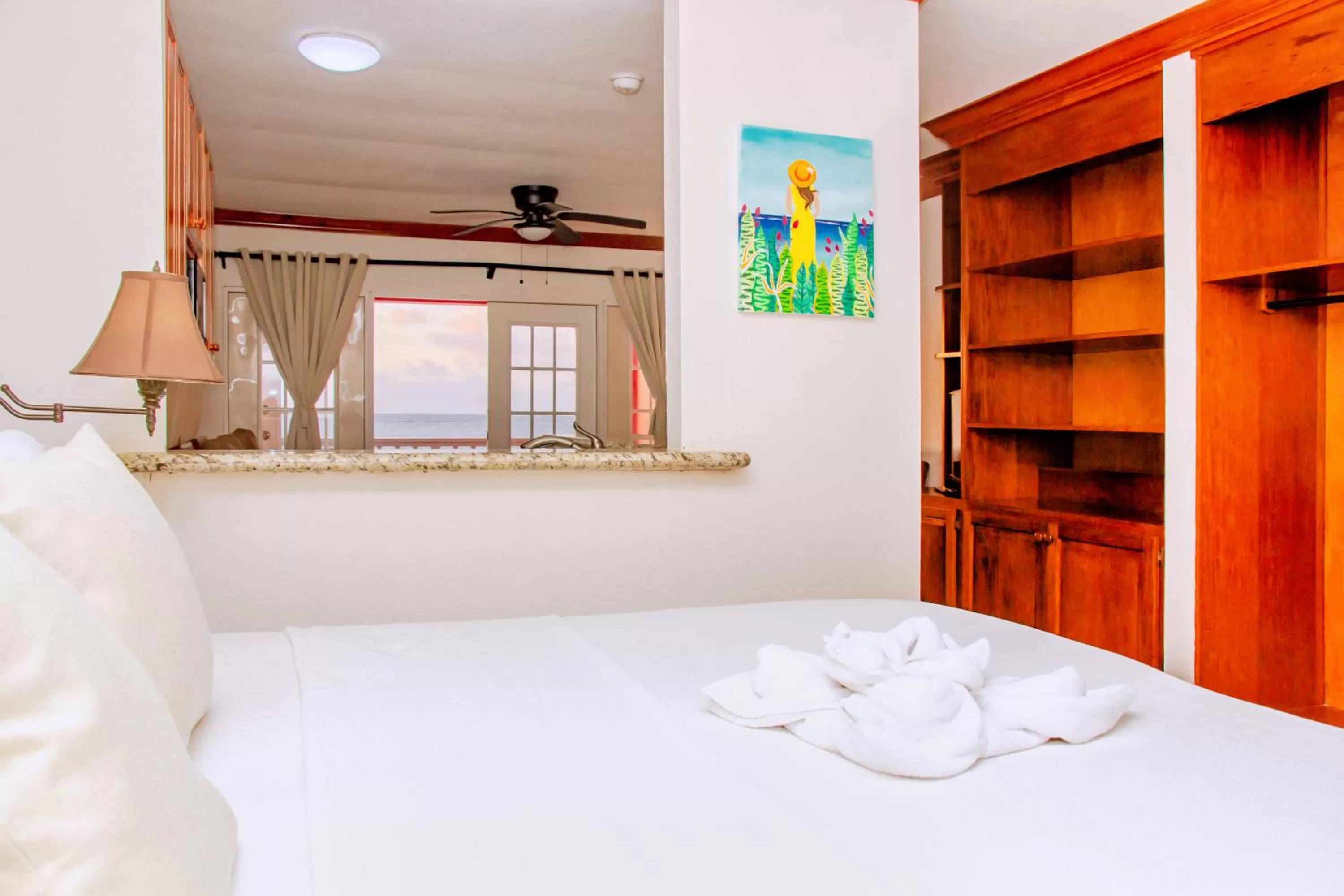 Bed in Mayan Princess Hotel