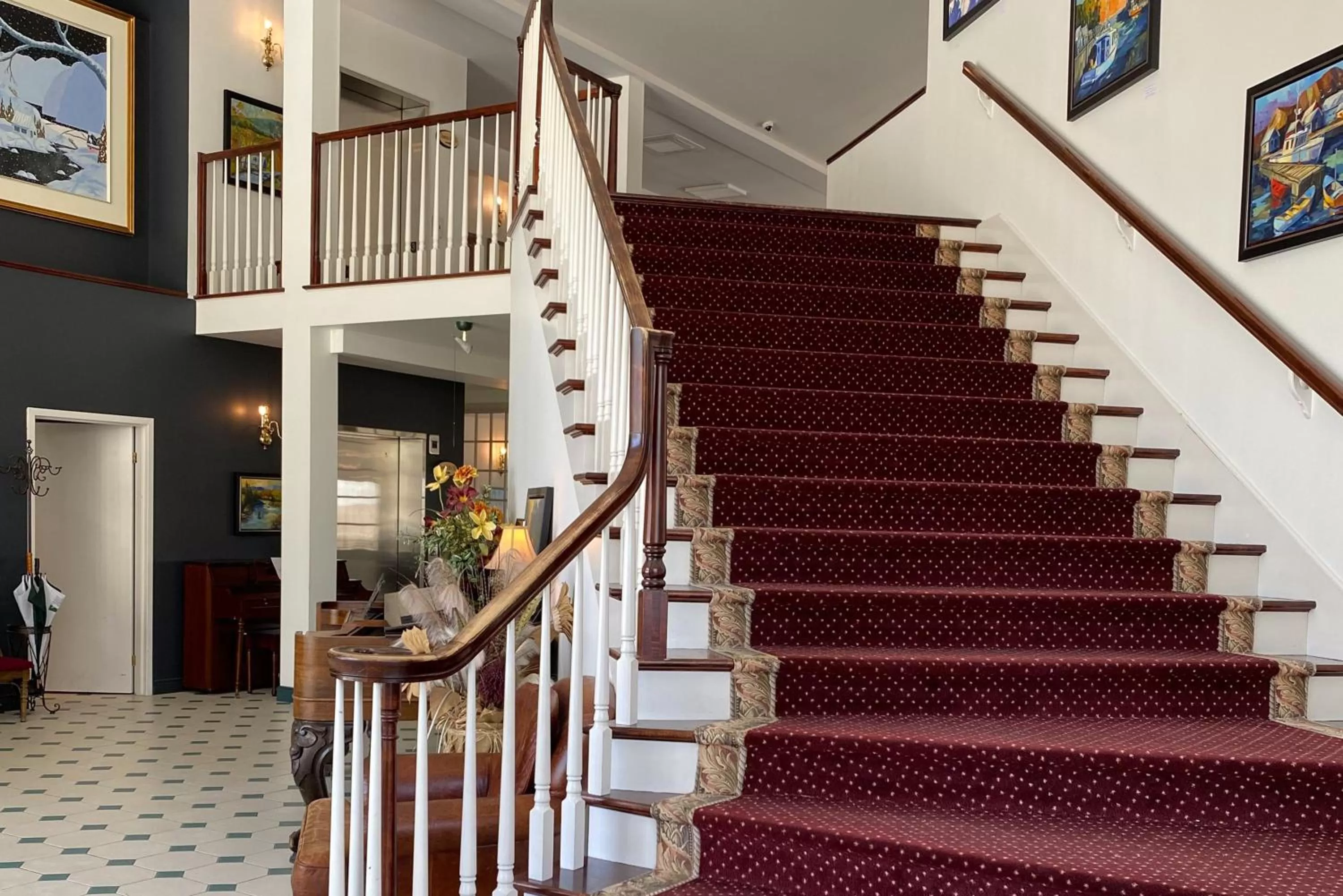 Lobby or reception in Auberge de la Montagne Coupée