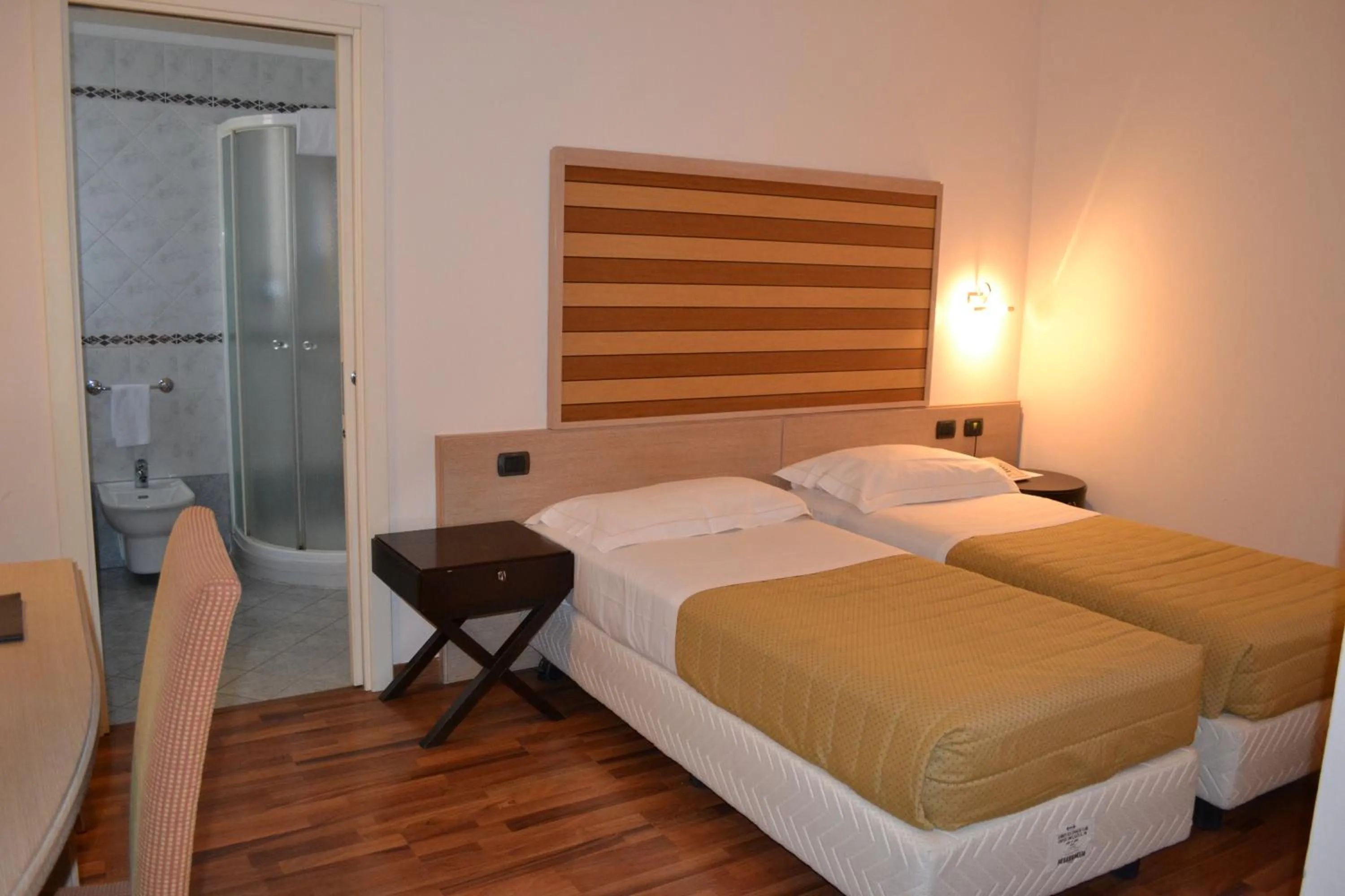 Bed in Tricolore Hotel