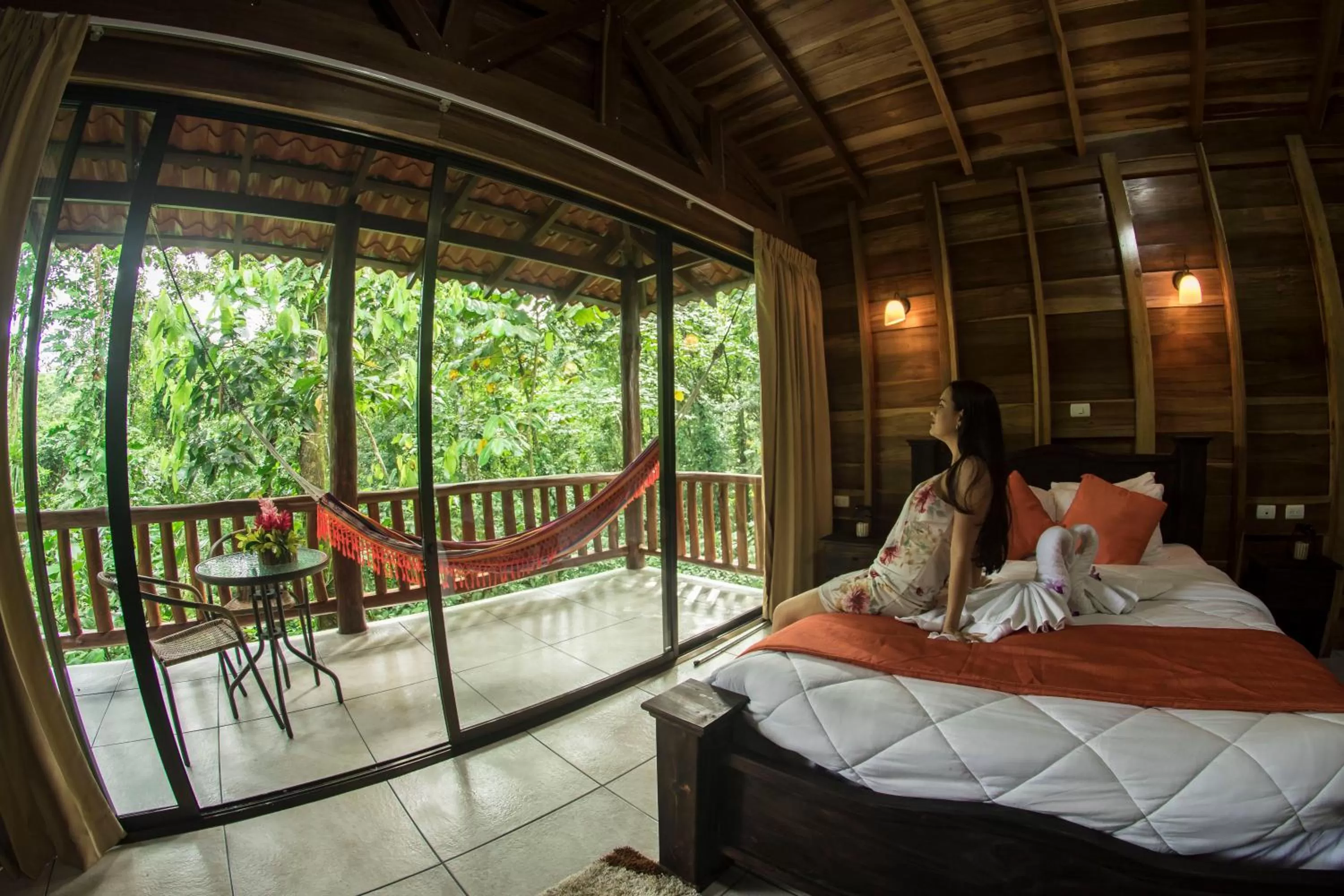 Bed in Hotel Rancho Cerro Azul