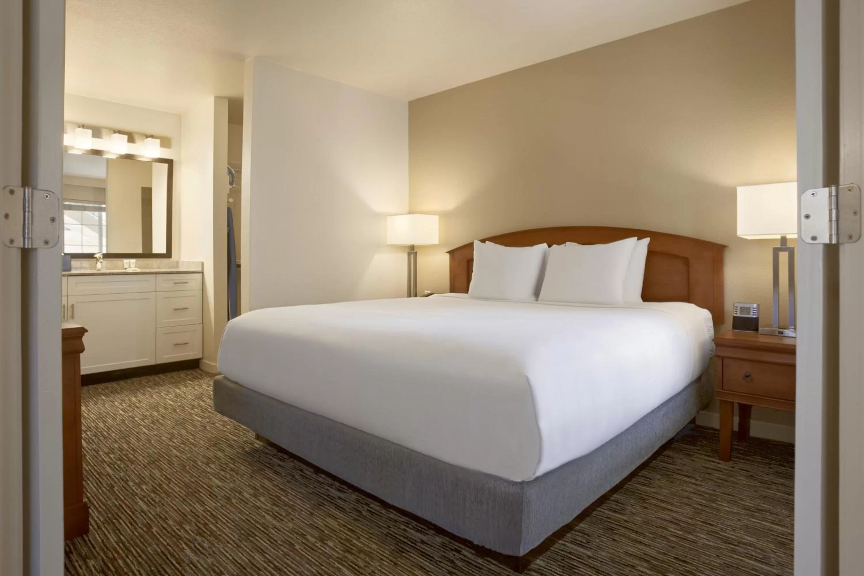 King Suite with Pool View in Hyatt House Pleasanton