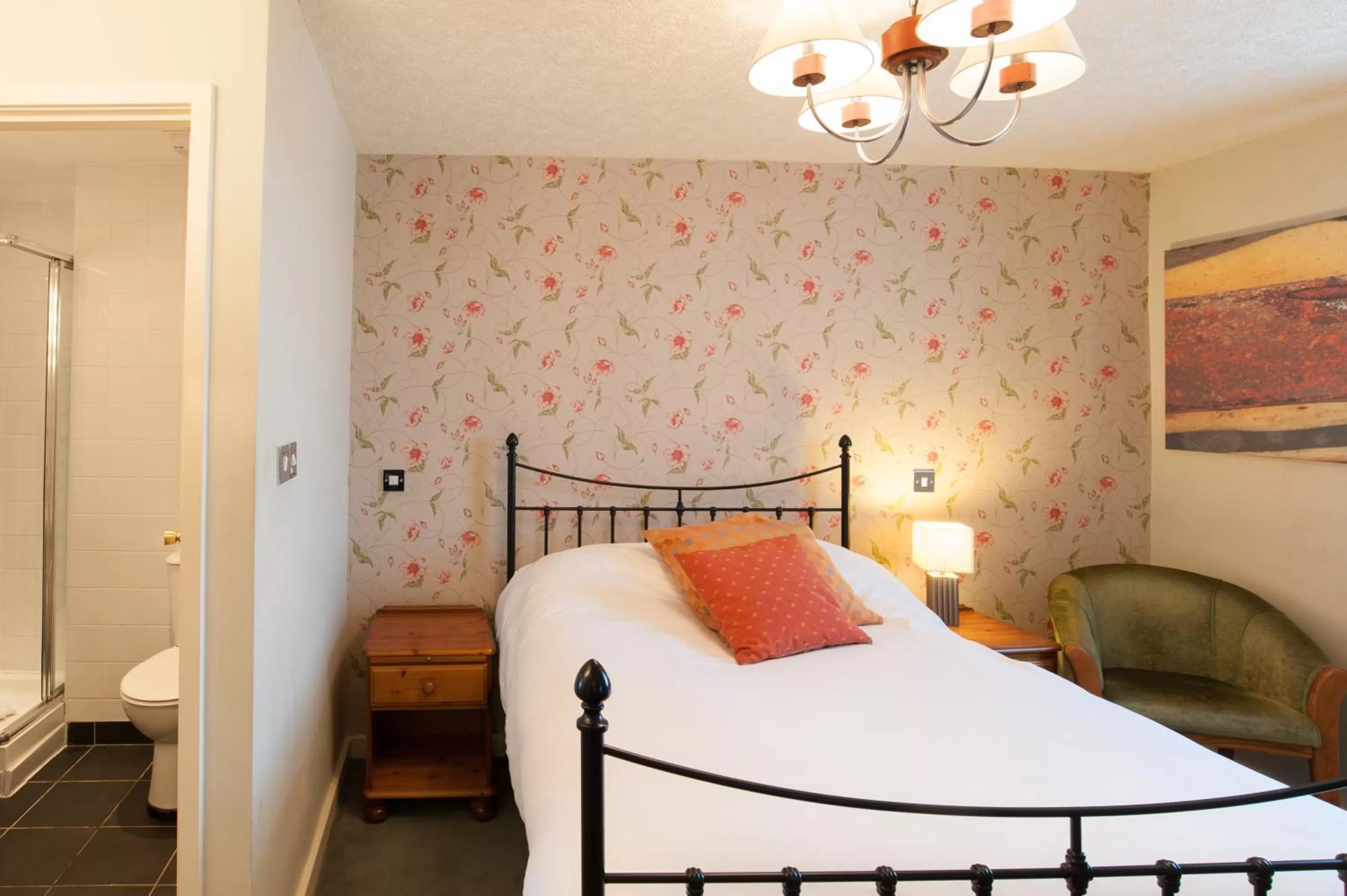 Bedroom, Bed in Unicorn, Gunthorpe by Marston's Inns