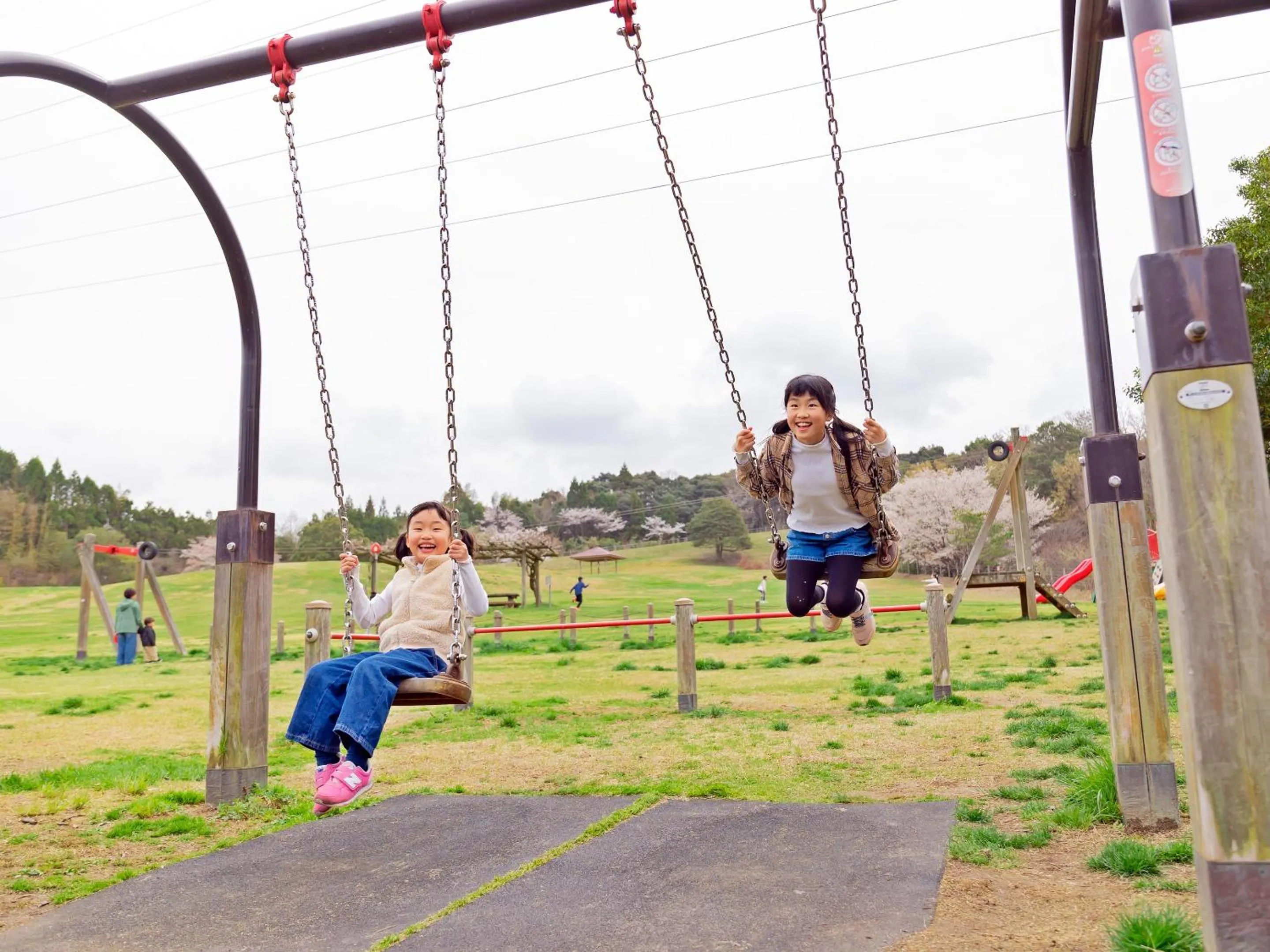 Children play ground in Matsue Forest Park