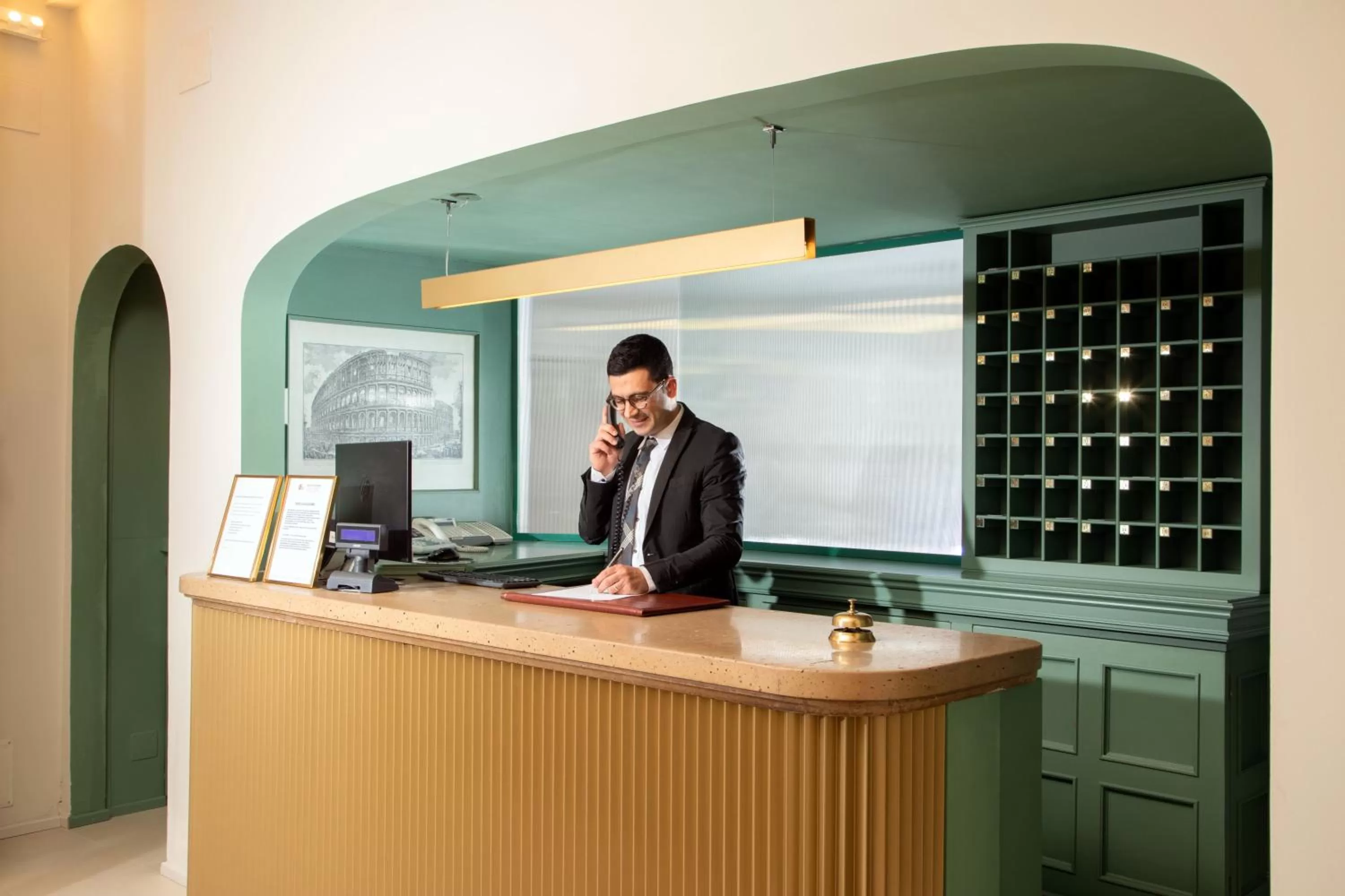 Lobby or reception in Hotel Colosseum