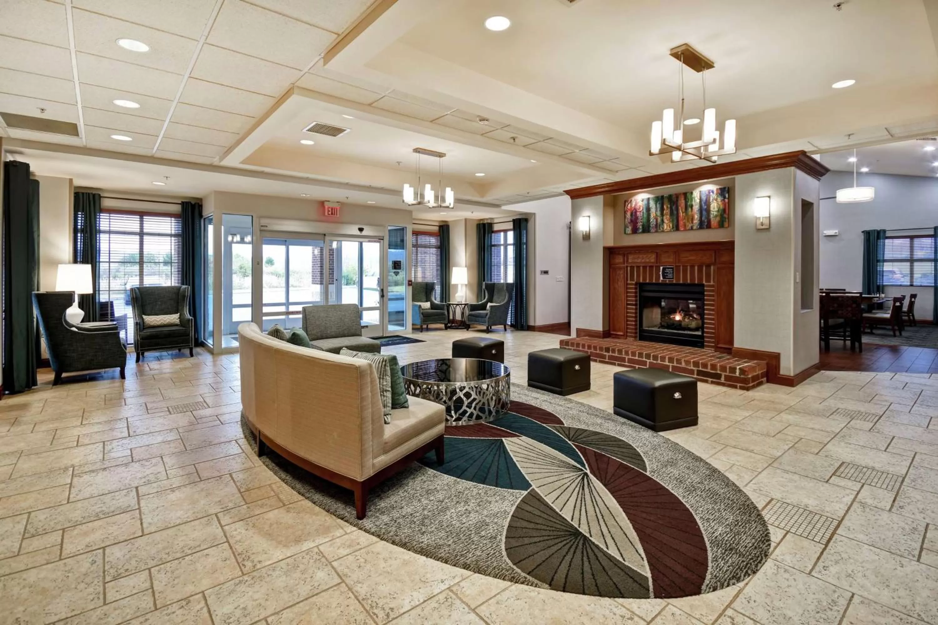 Lobby or reception in Homewood Suites by Hilton Cincinnati-Milford