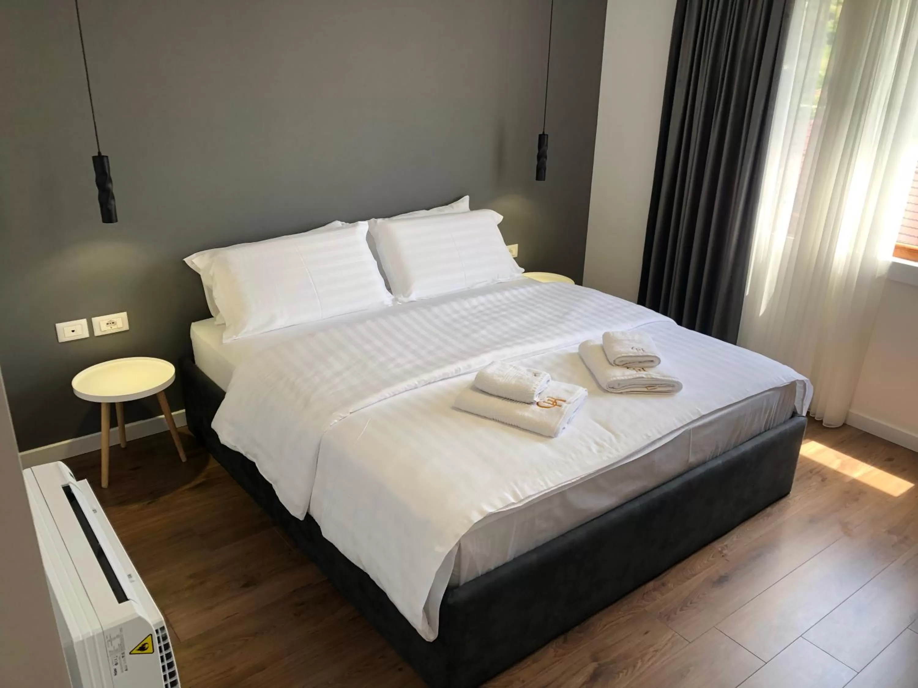 Bed in Grand Hotel Pogradec