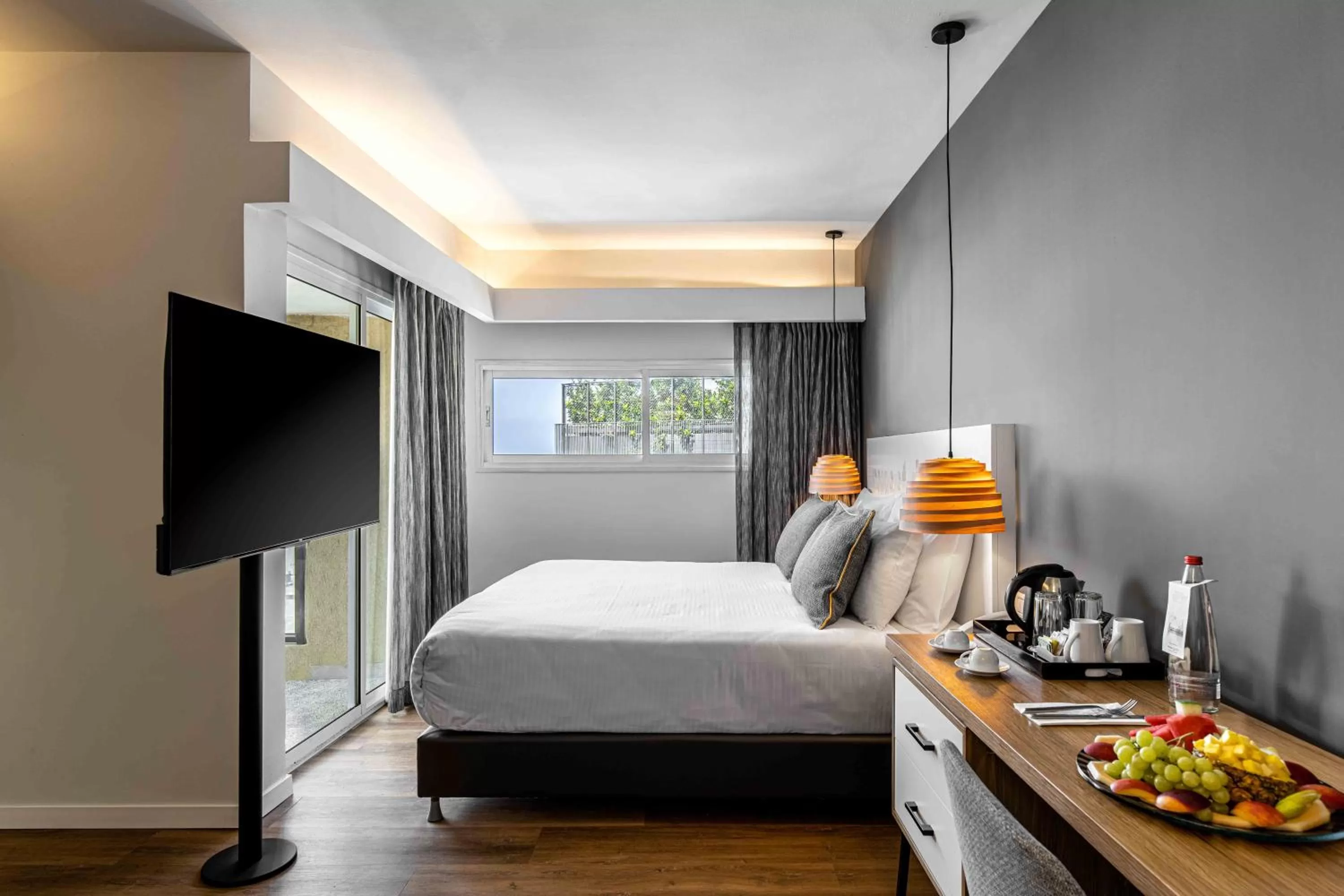 Bed in Prima City Hotel