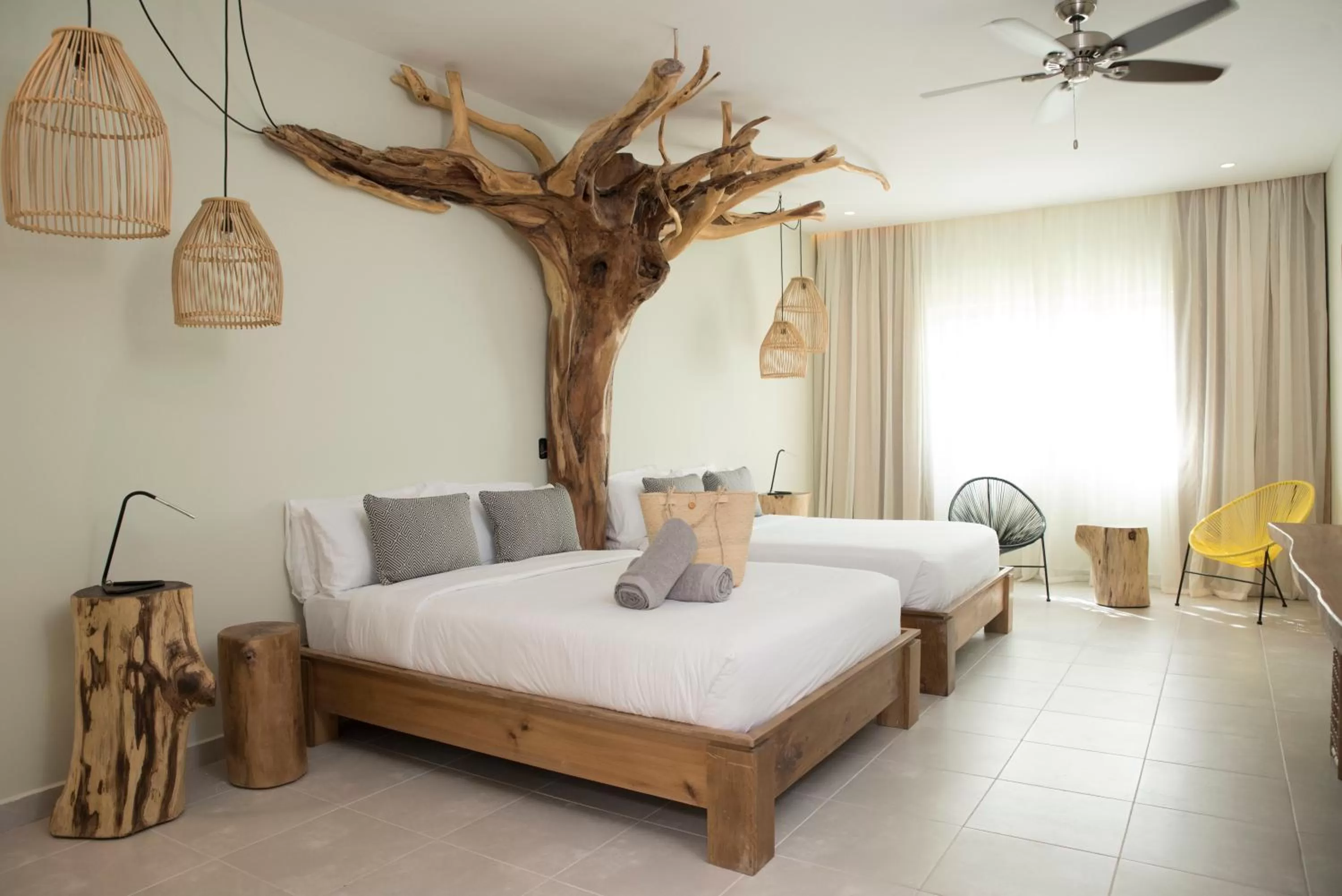Bedroom in Saman Boutique Hotel By Mint