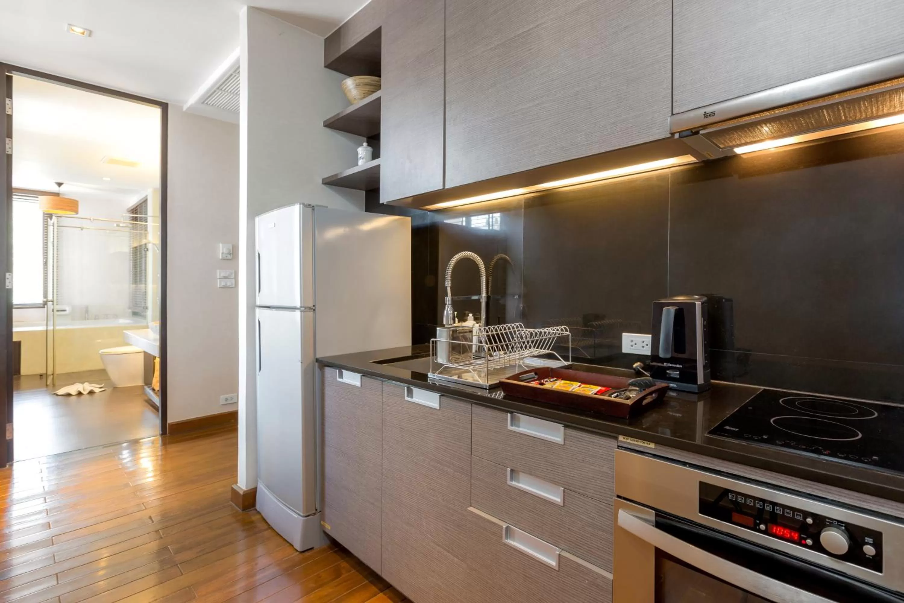 Kitchen or kitchenette in The Sea Koh Samui Resort and Residences by Tolani