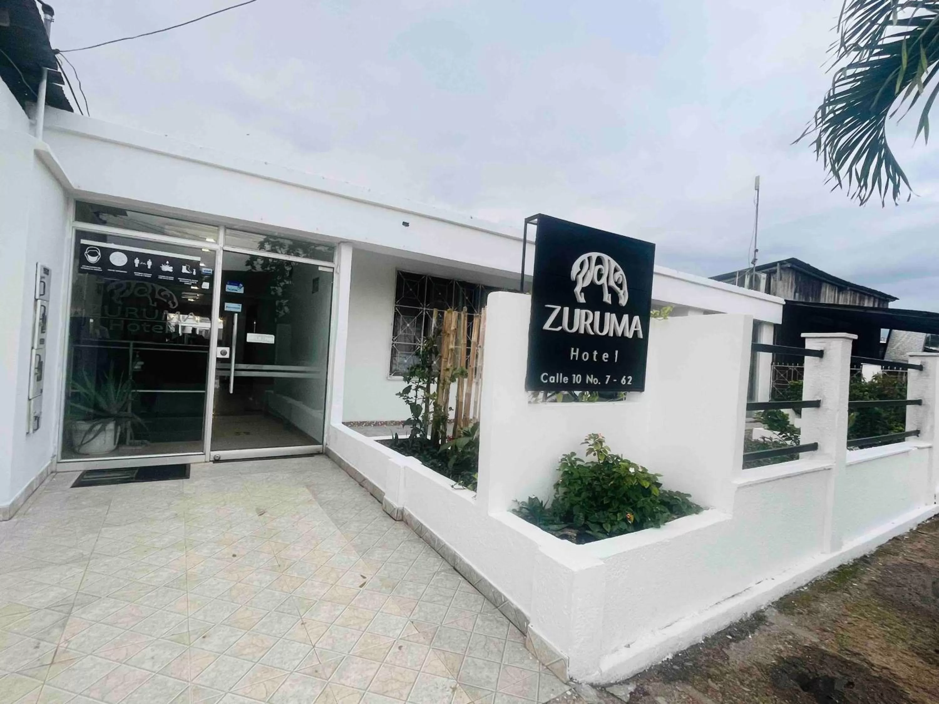 Property Logo/Sign in Zuruma Hotel