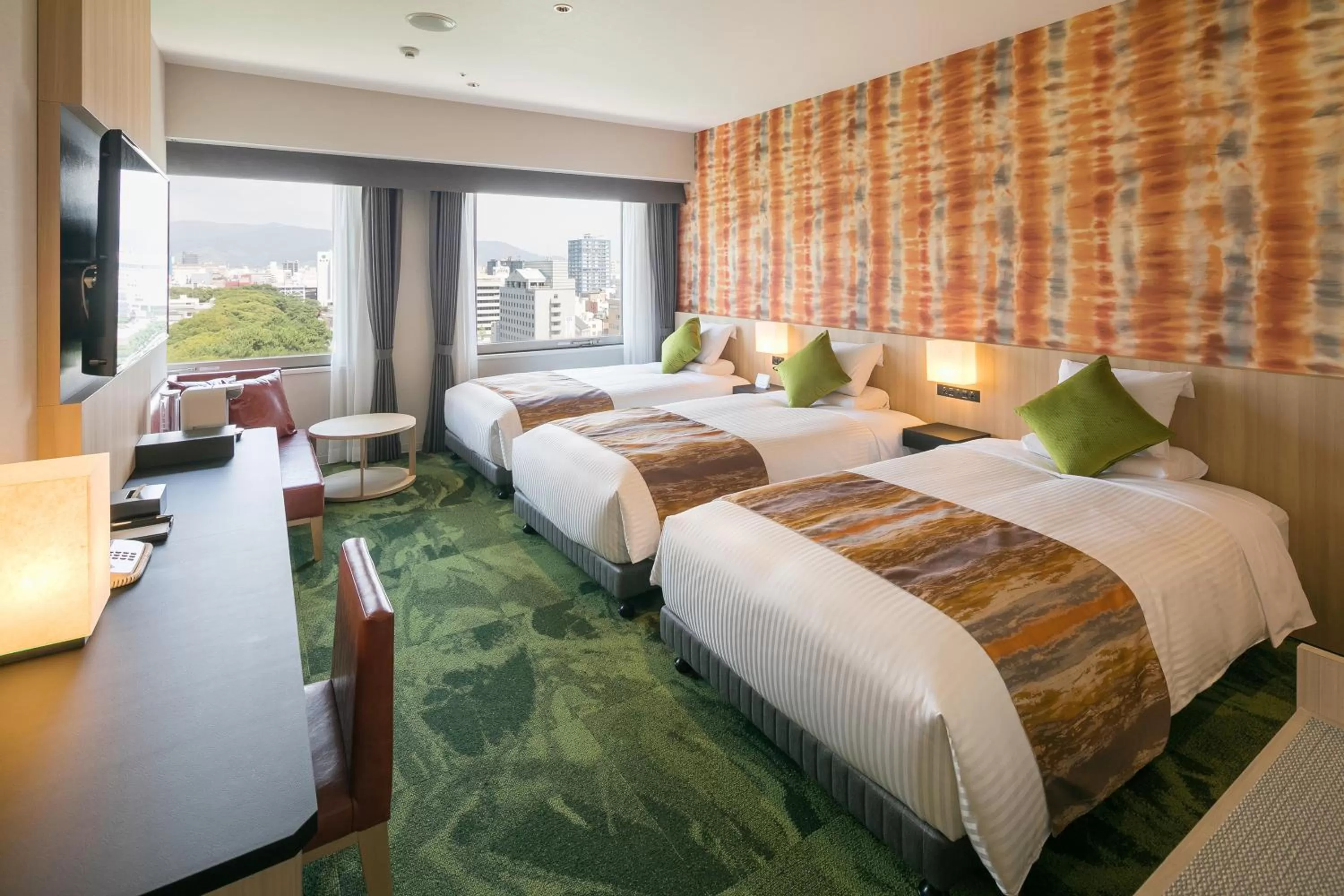 Photo of the whole room, Bed in HOTEL MYSTAYS Matsuyama