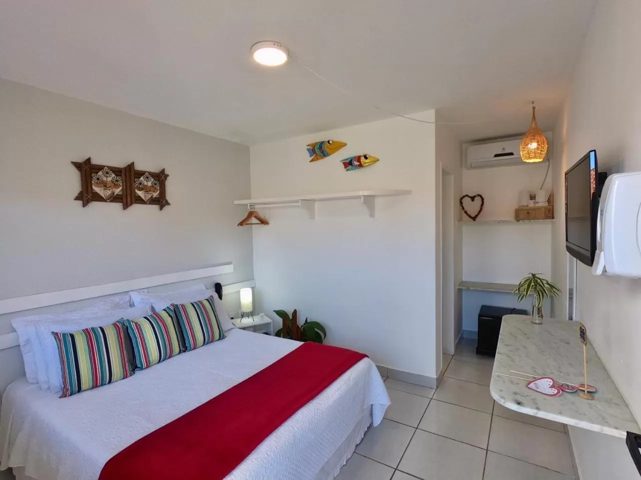 Bedroom, Bed in Pousada America do Sol