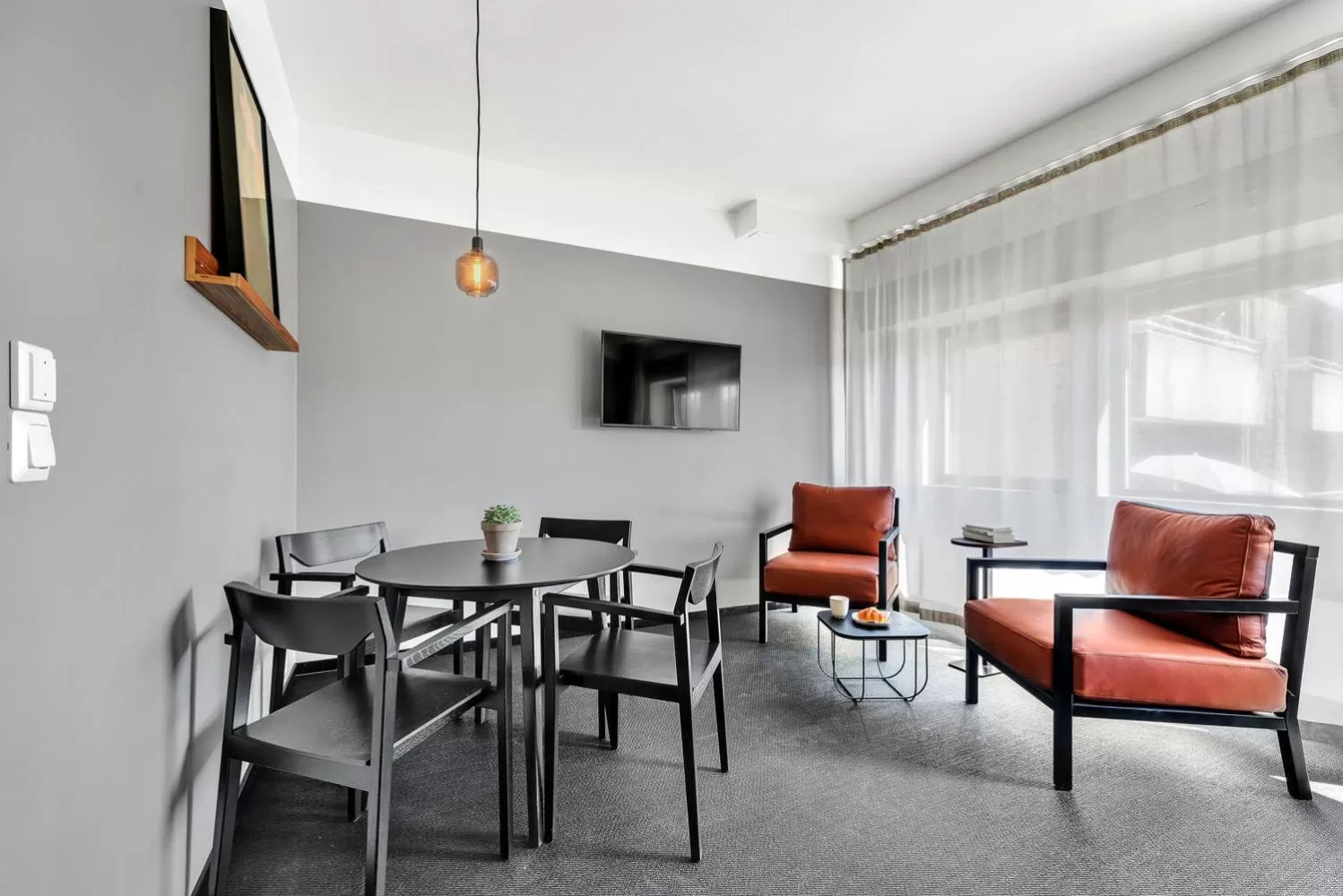 Living room in Forenom Aparthotel Oslo