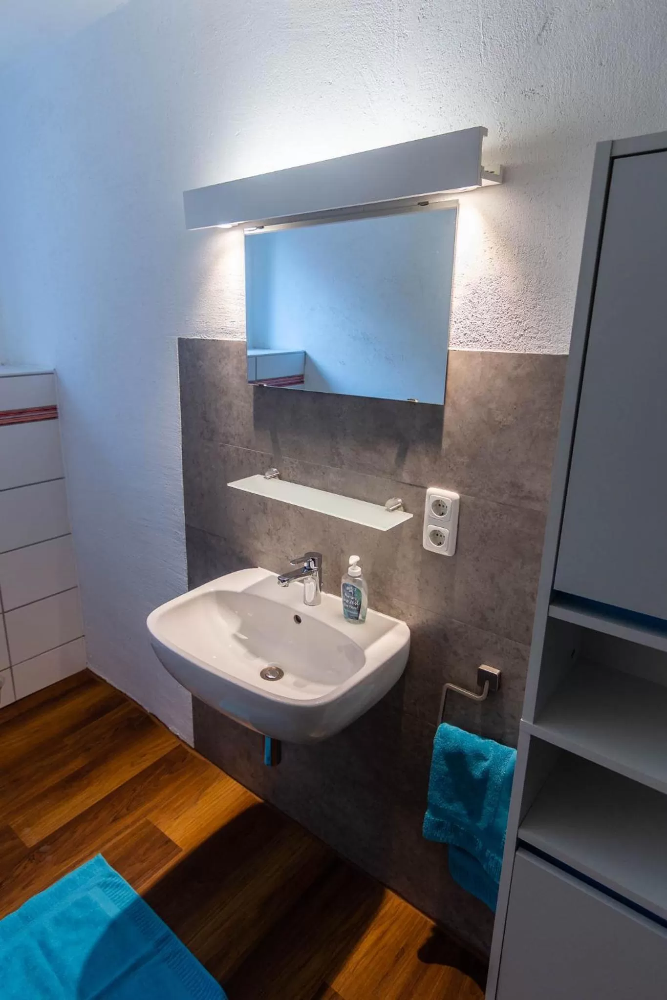 Bathroom in Gästehaus Jagsttal