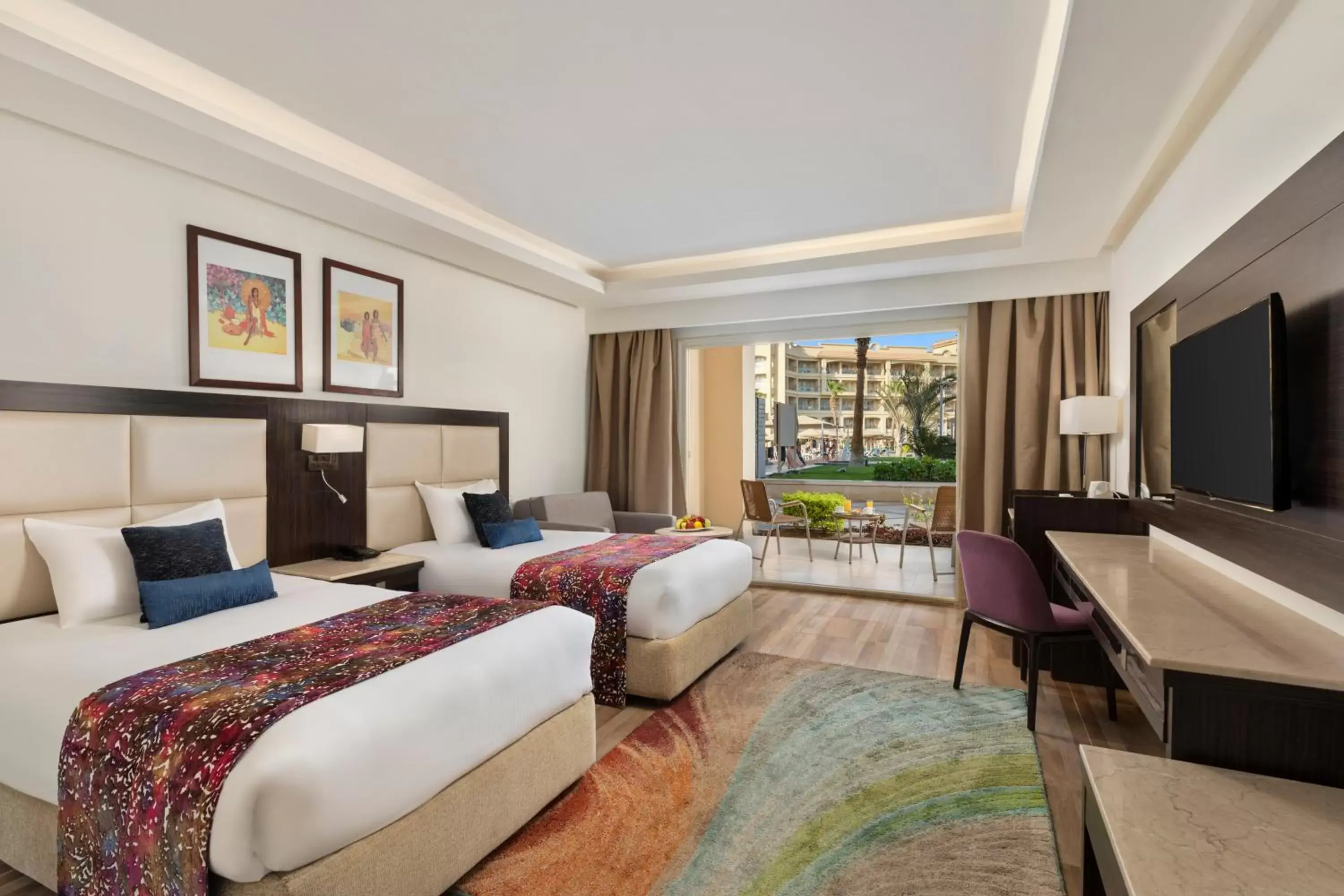 Deluxe Triple Room in Pickalbatros White Beach Resort - Hurghada Deluxe Triple Room in Pickalbatros White Beach Resort - Hurghada