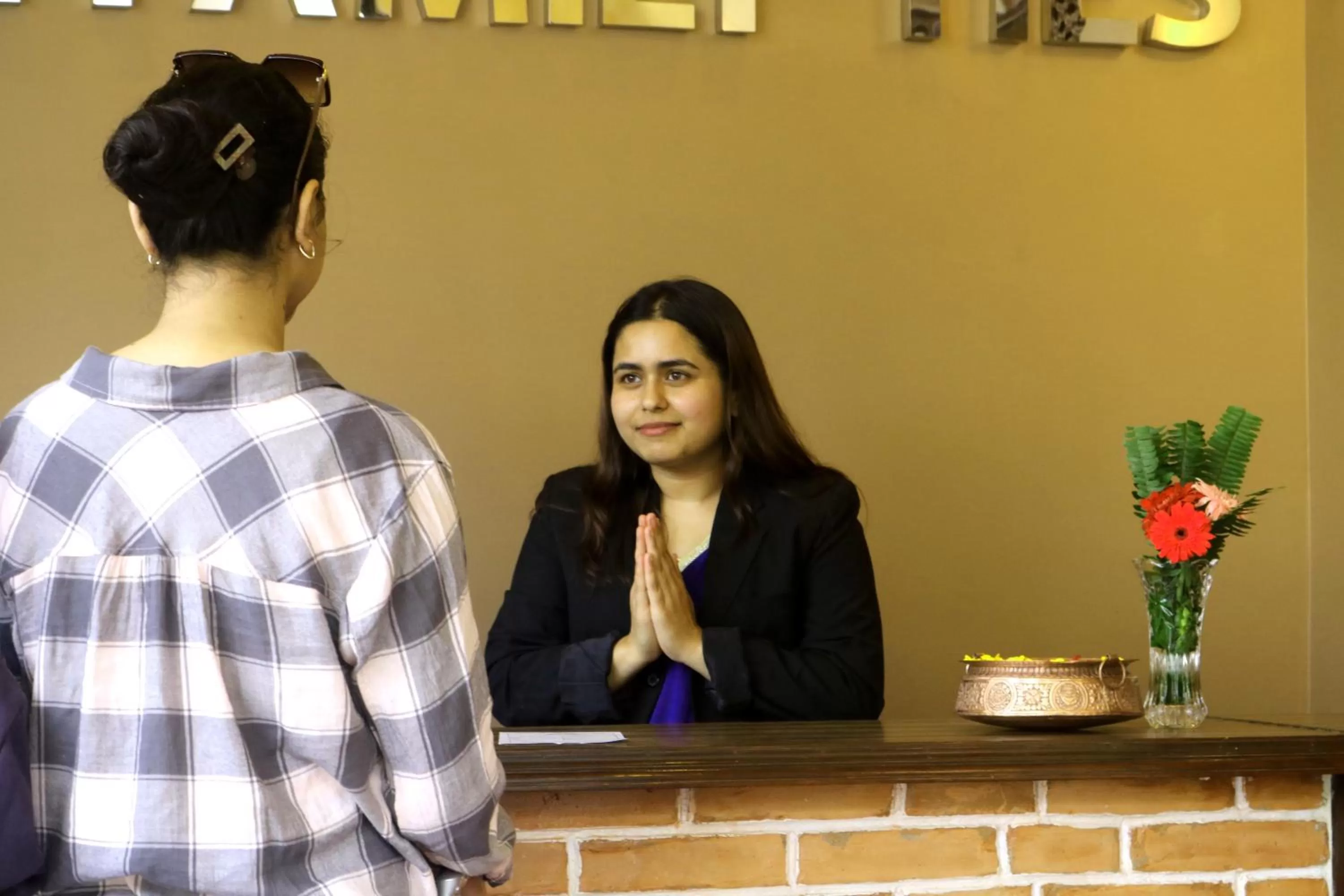 Lobby or reception in Hotel Family Ties Pvt. Ltd.