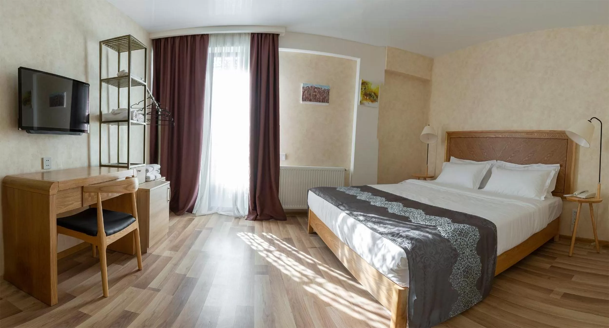 Communal lounge/ TV room, Bed in Ornament Boutique Hotel