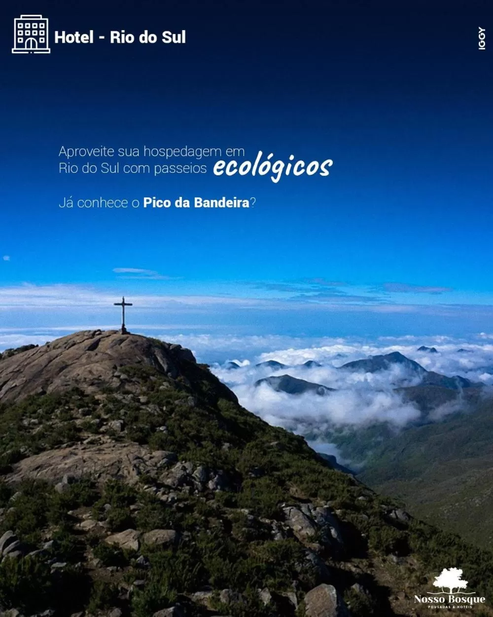 Natural landscape in Hotel Nosso Bosque