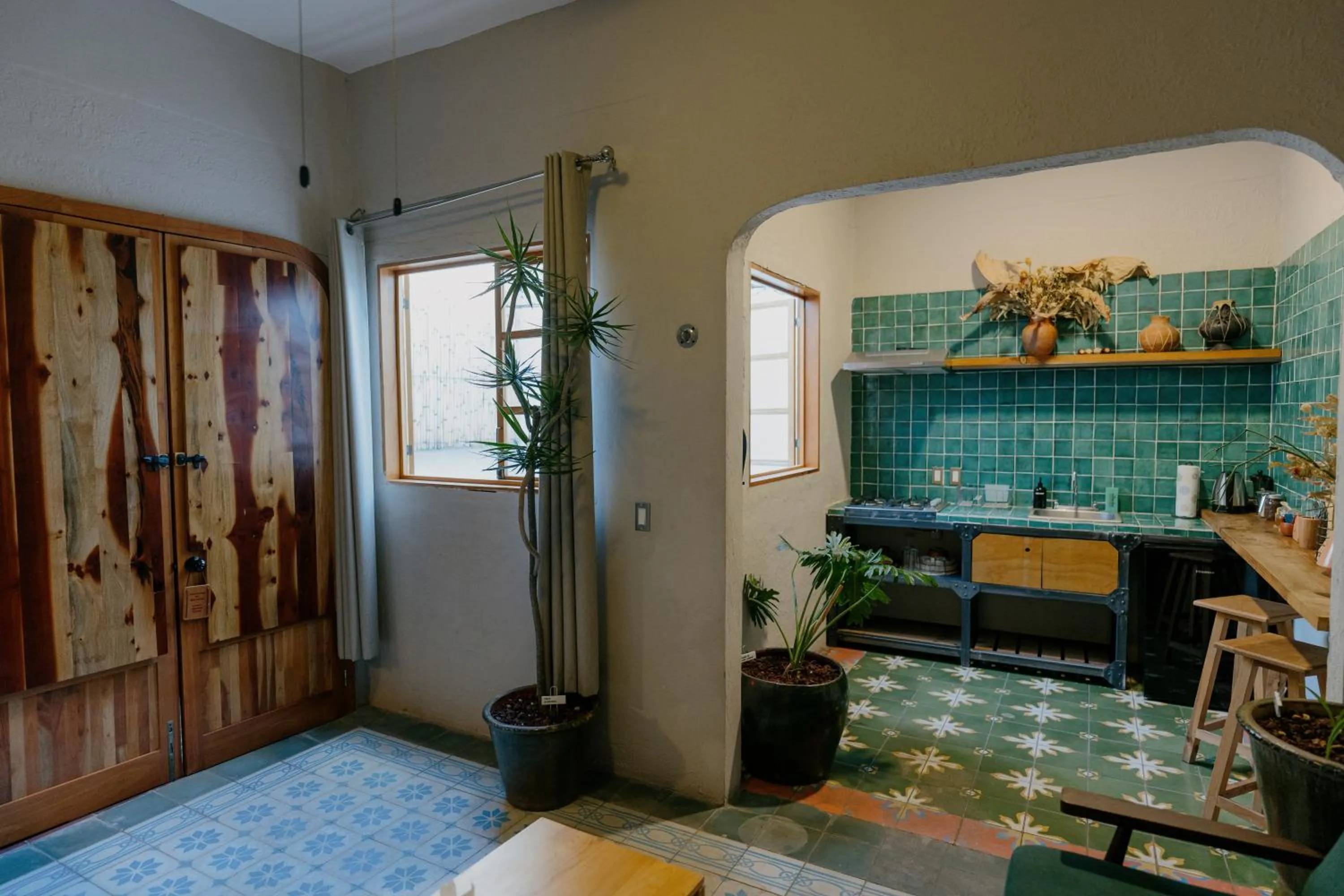 Kitchen or kitchenette in Grana B&B