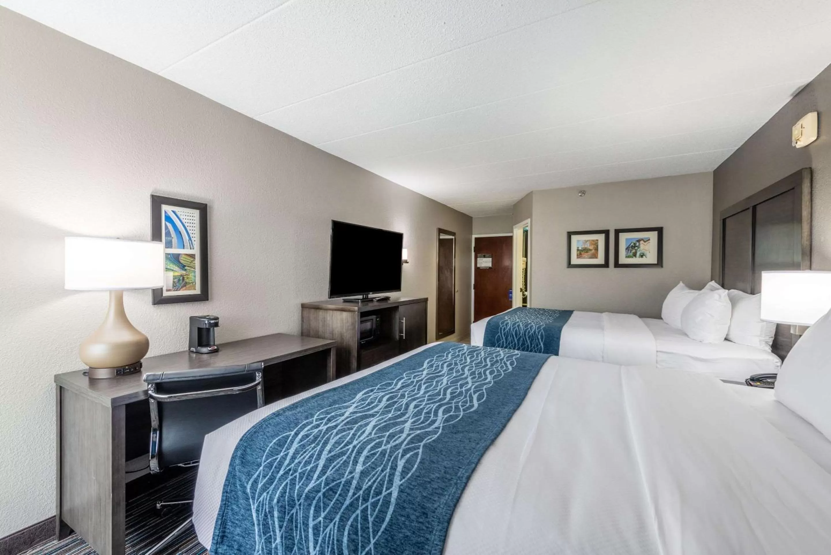 Bedroom, Bed in Comfort Inn Chicago Schaumburg - O'Hare Airport