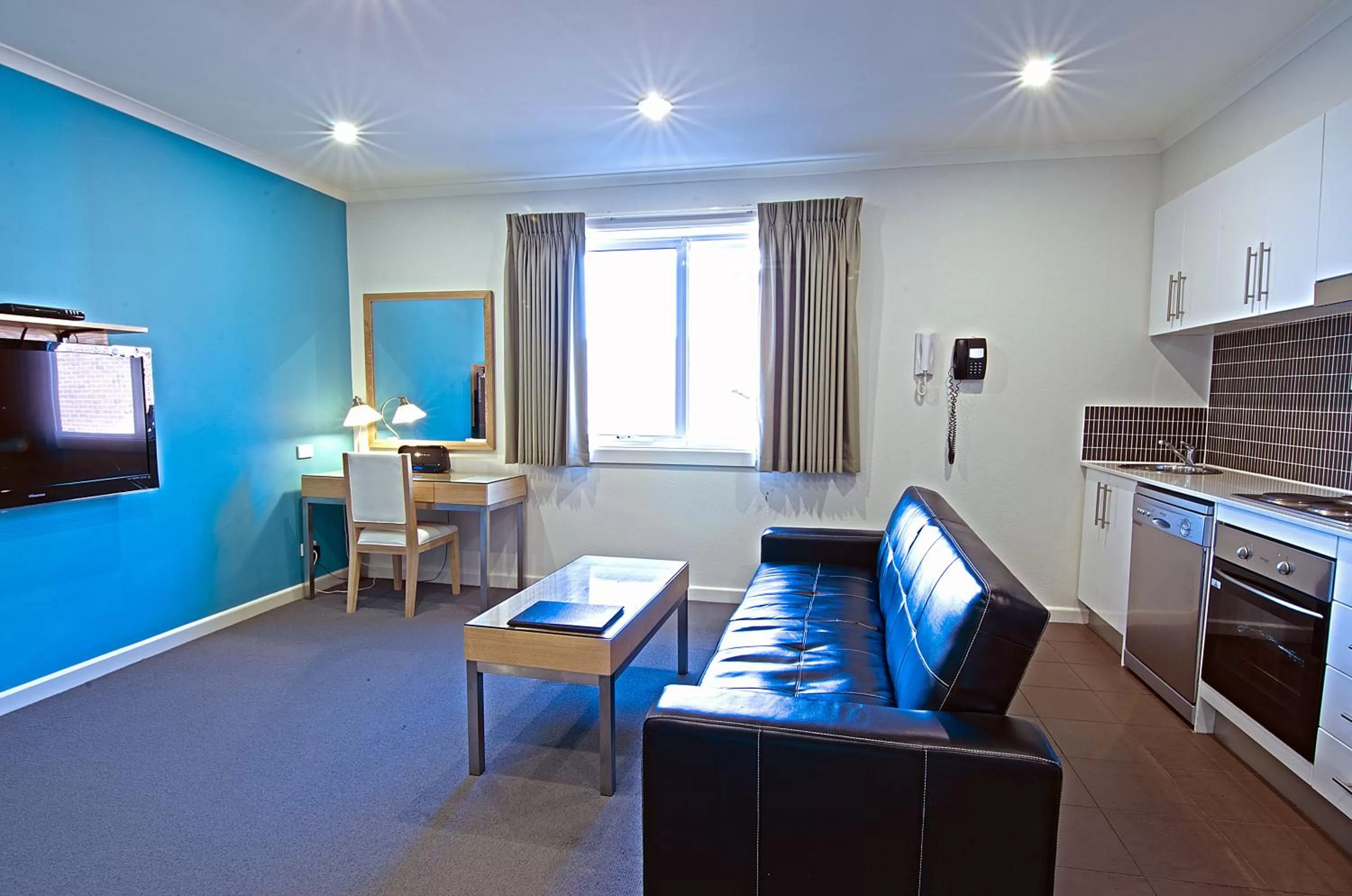 Living room in Brighton Serviced Apartments