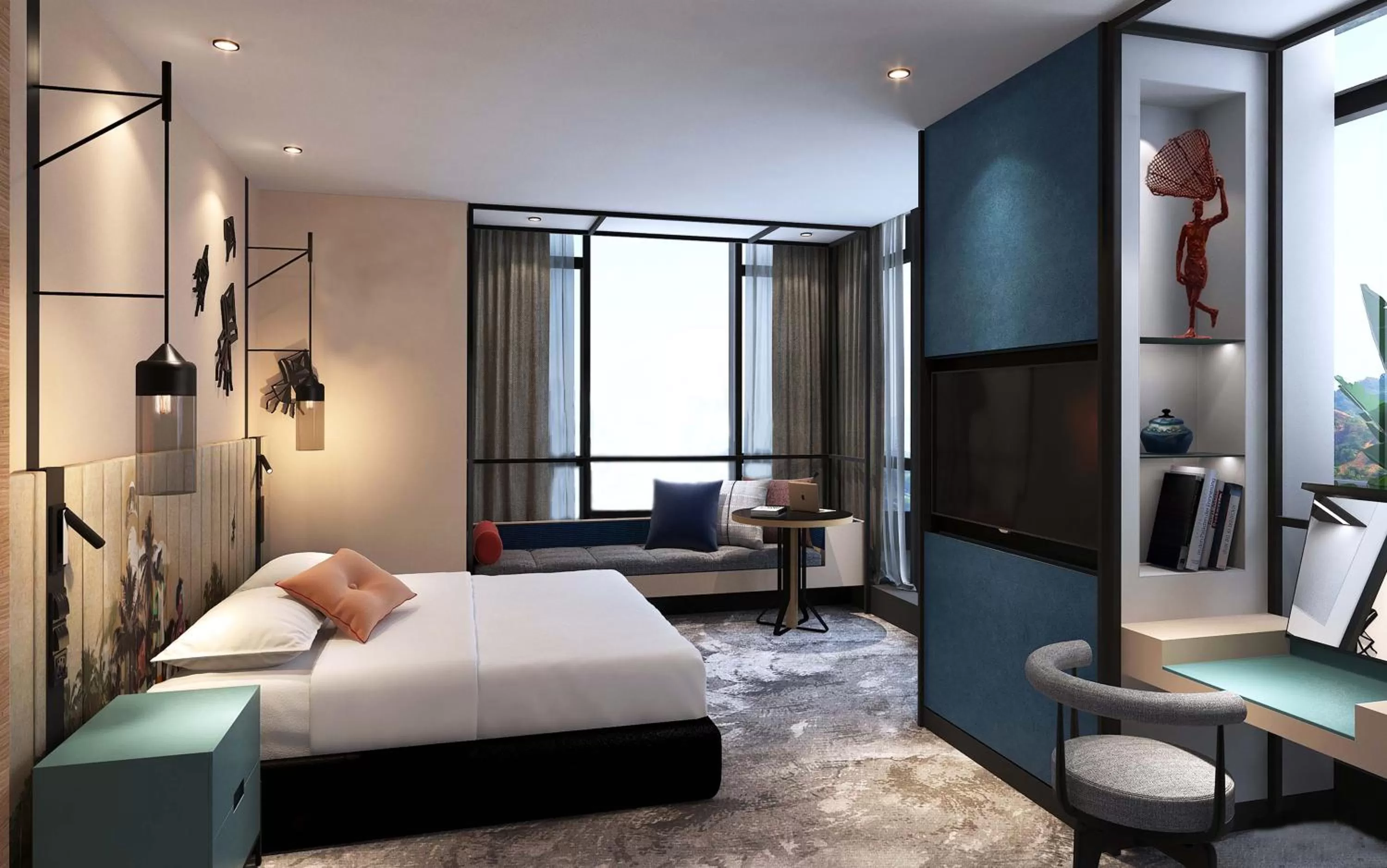 Bed in Courtyard by Marriott Colombo