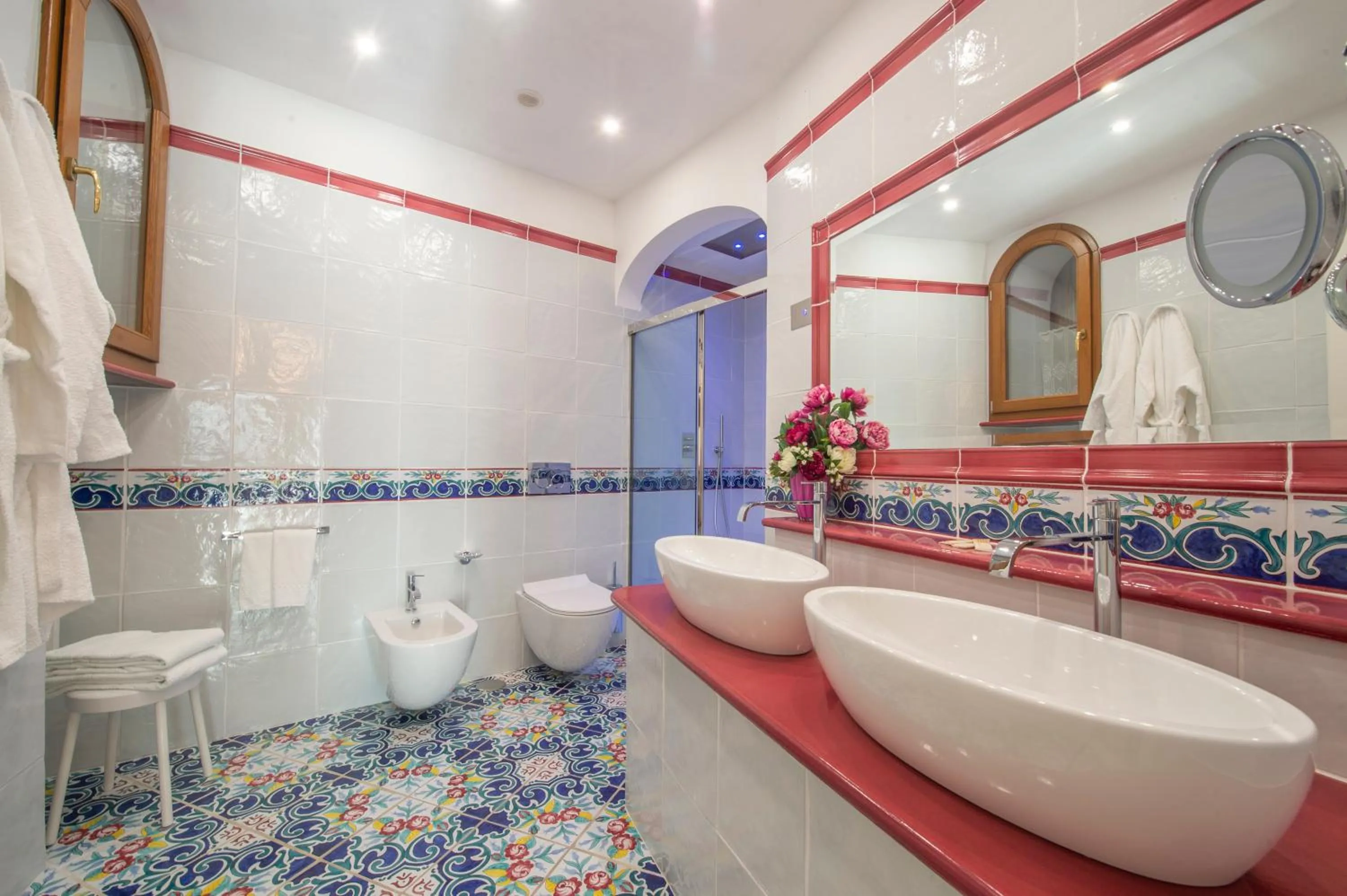 Shower in Hotel Pellegrino