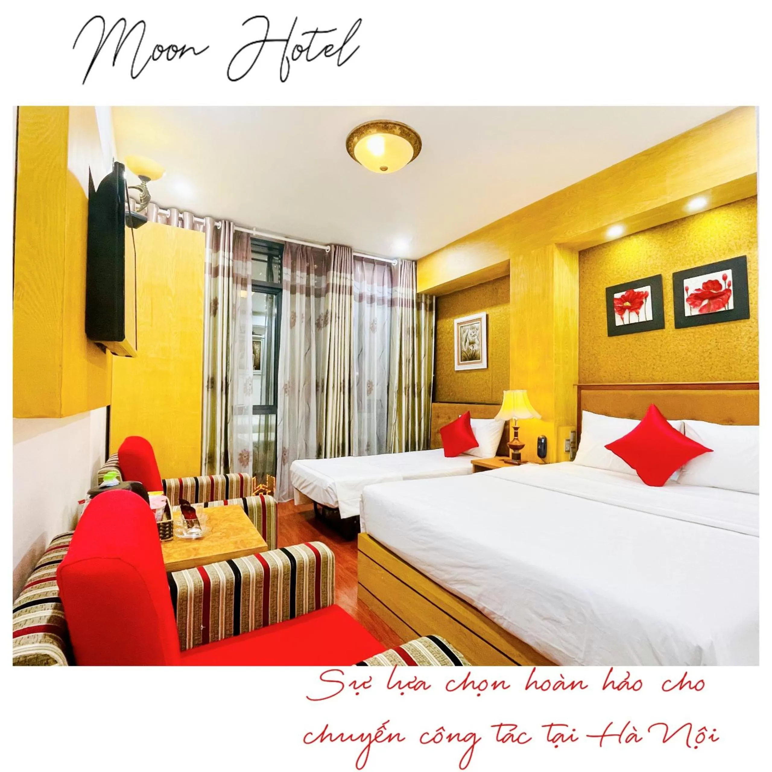 Family in Moon Hotel Cau Giay