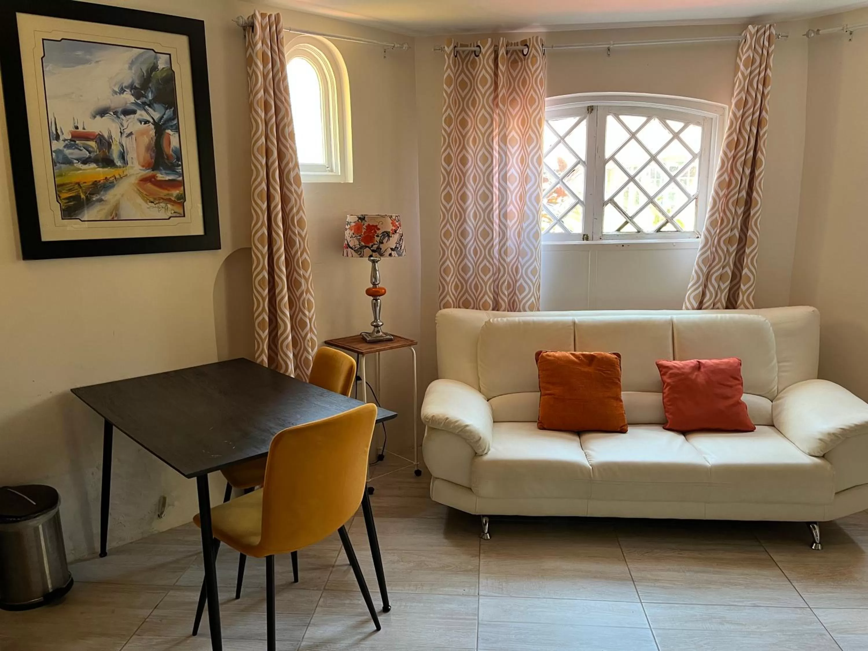 Living room in Seacastles by the beach/pool