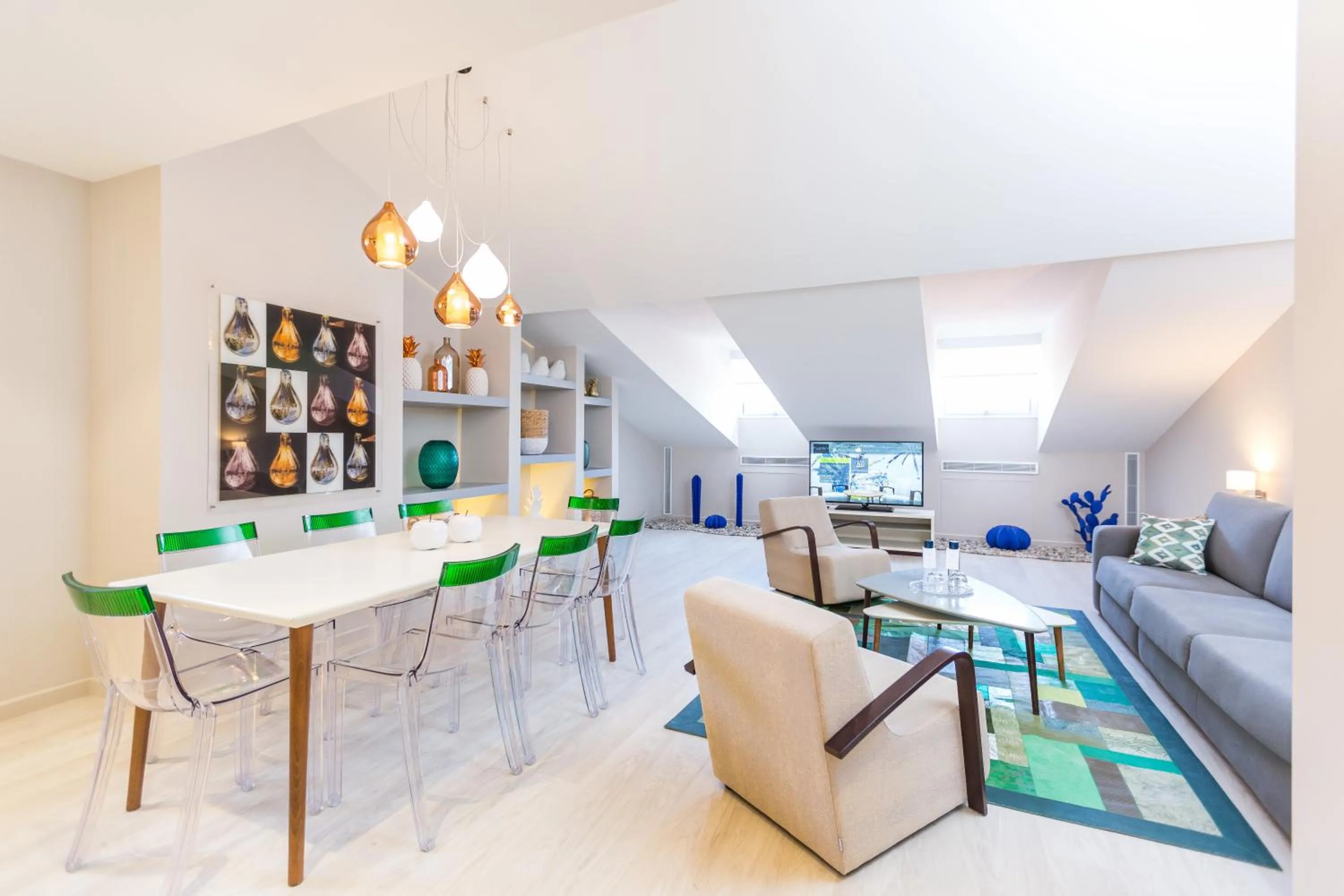 Living room in Palais Saleya Boutique Hôtel