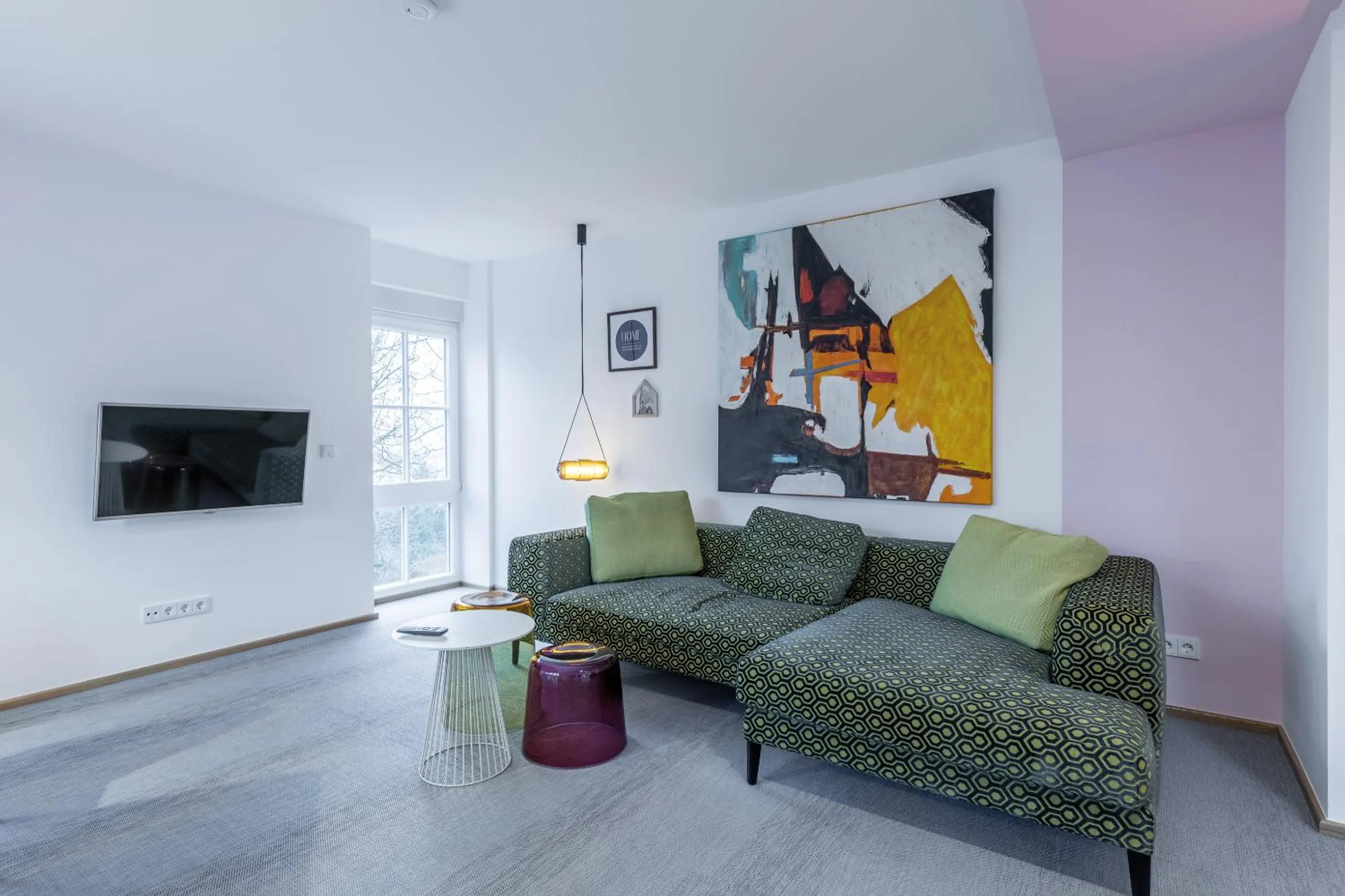 Communal lounge/ TV room in Hotel Schöne Aussicht