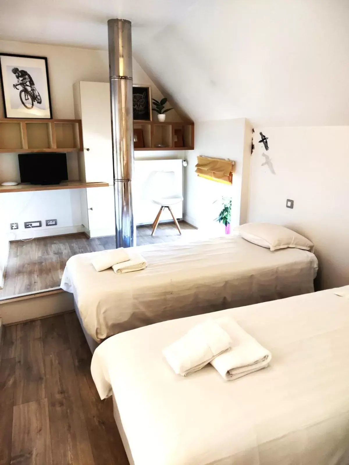 Twin Room in Flandrien Hotel Twin Room in Flandrien Hotel