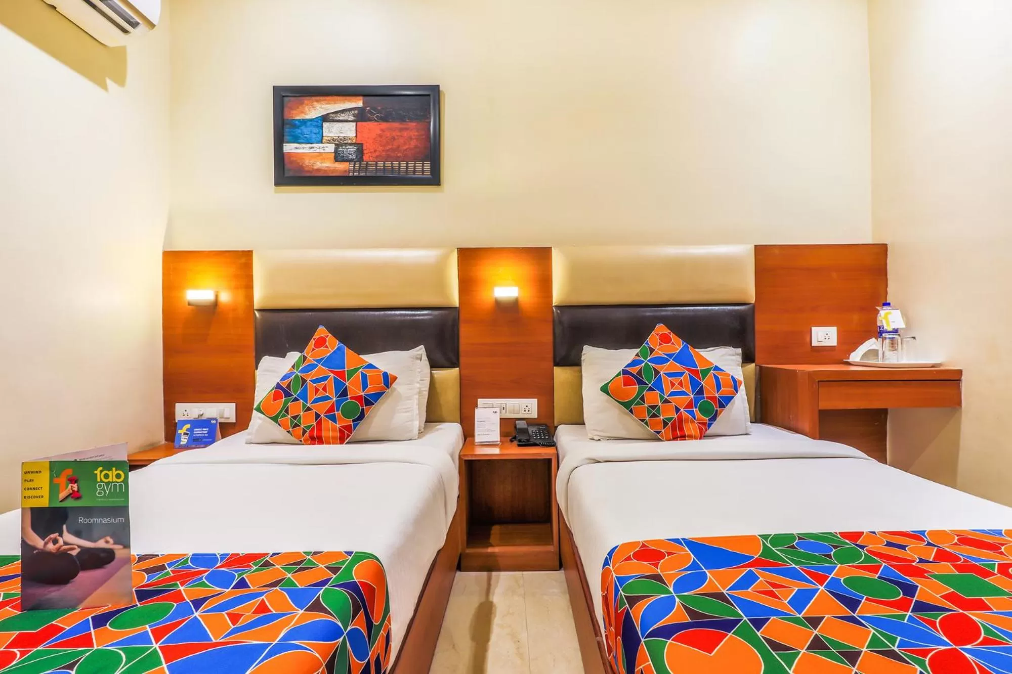 Bed in FabHotel Liwa International - Nr Mumbai International Airport