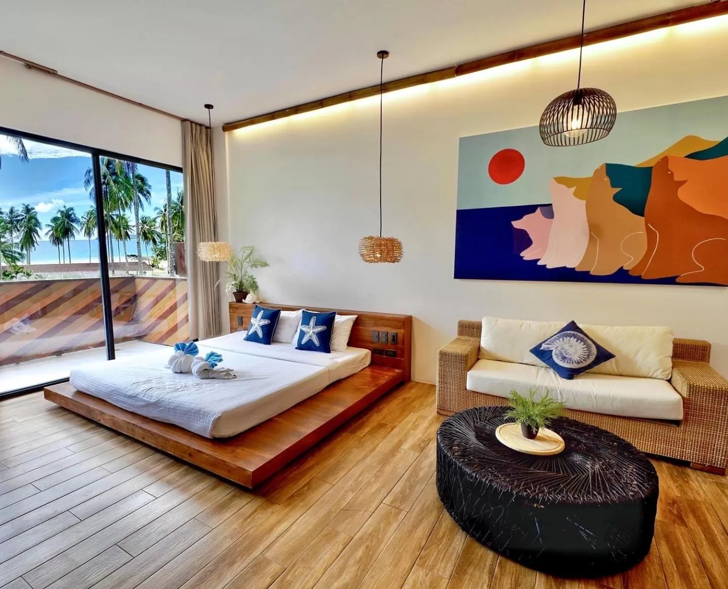 Bed in Nacpan Beach Resort Managed by H Hospitality - Newly Renovated