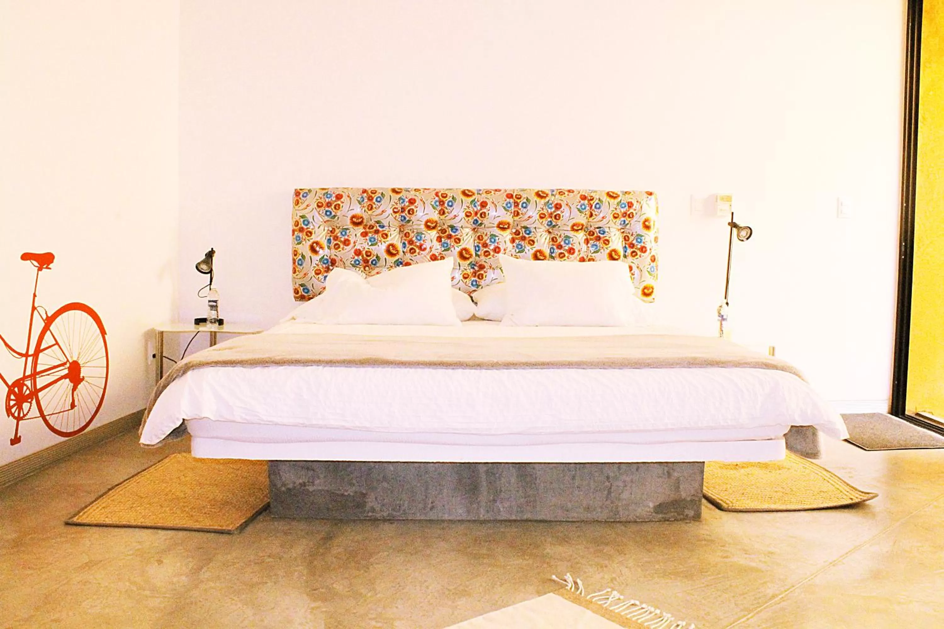 Bed in Hotel Cosijo - San Jeronimo Tlacochahuaya