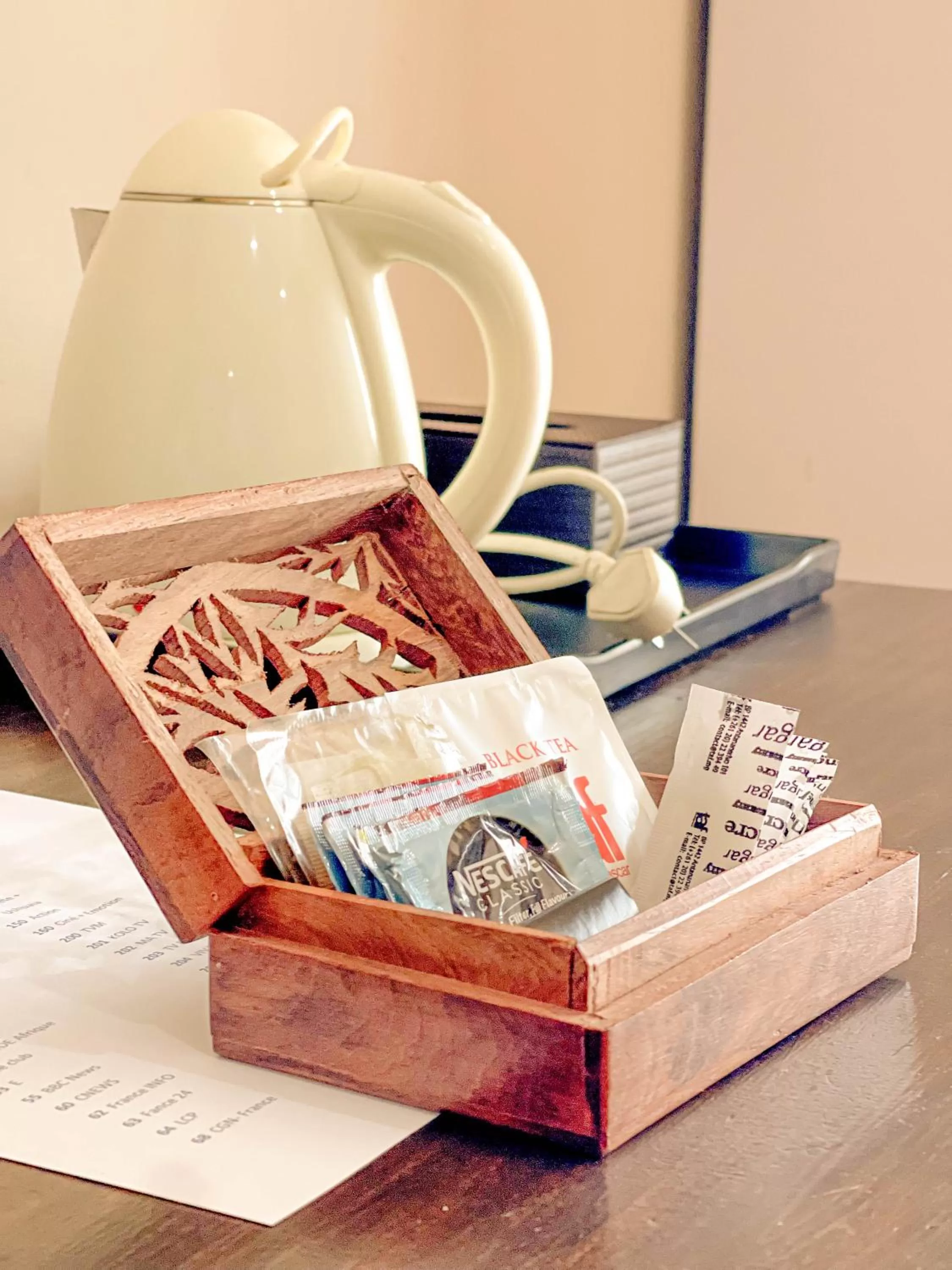 Coffee/tea facilities in Valiha Hotel Antananarivo