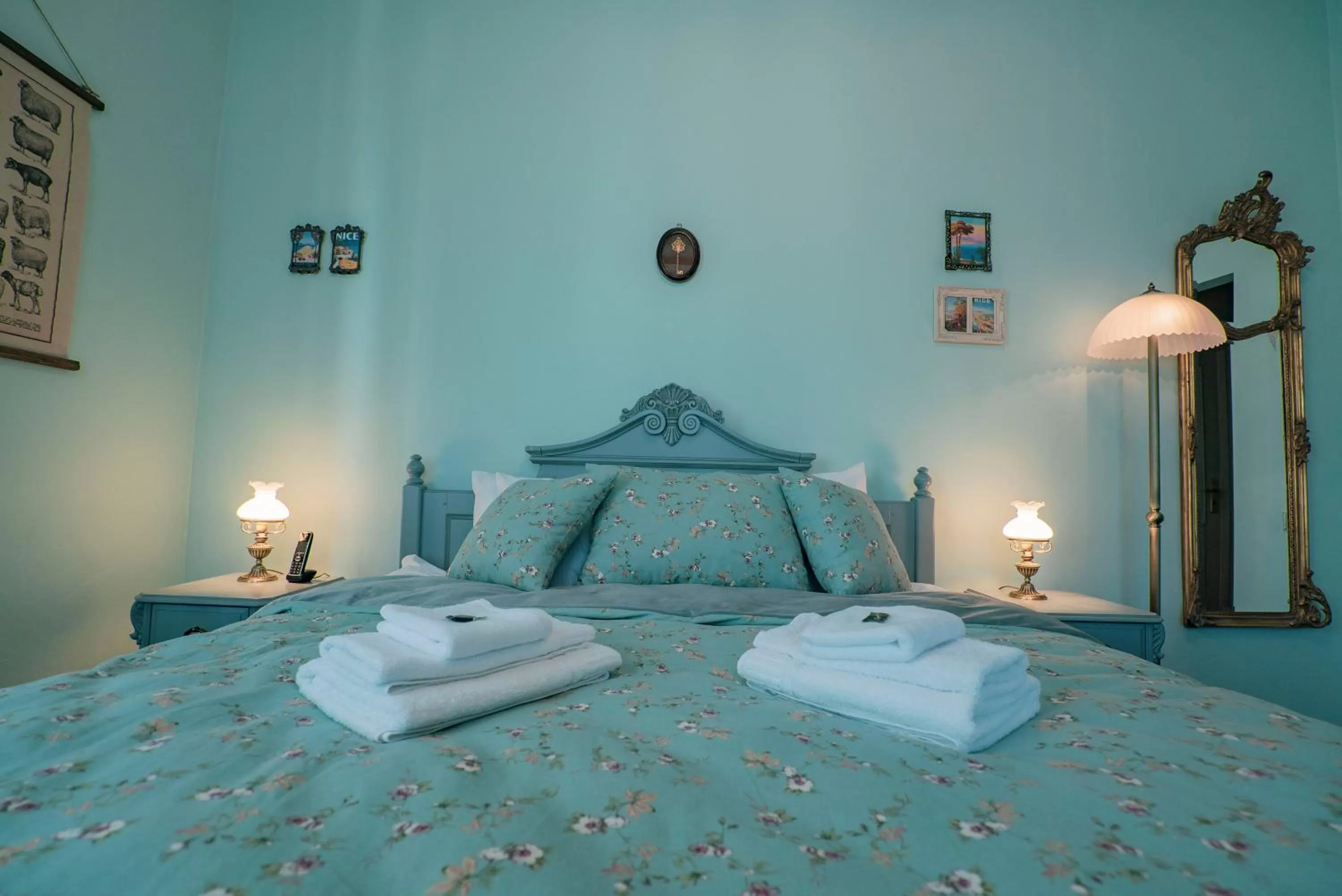 Bed in Roze Villa