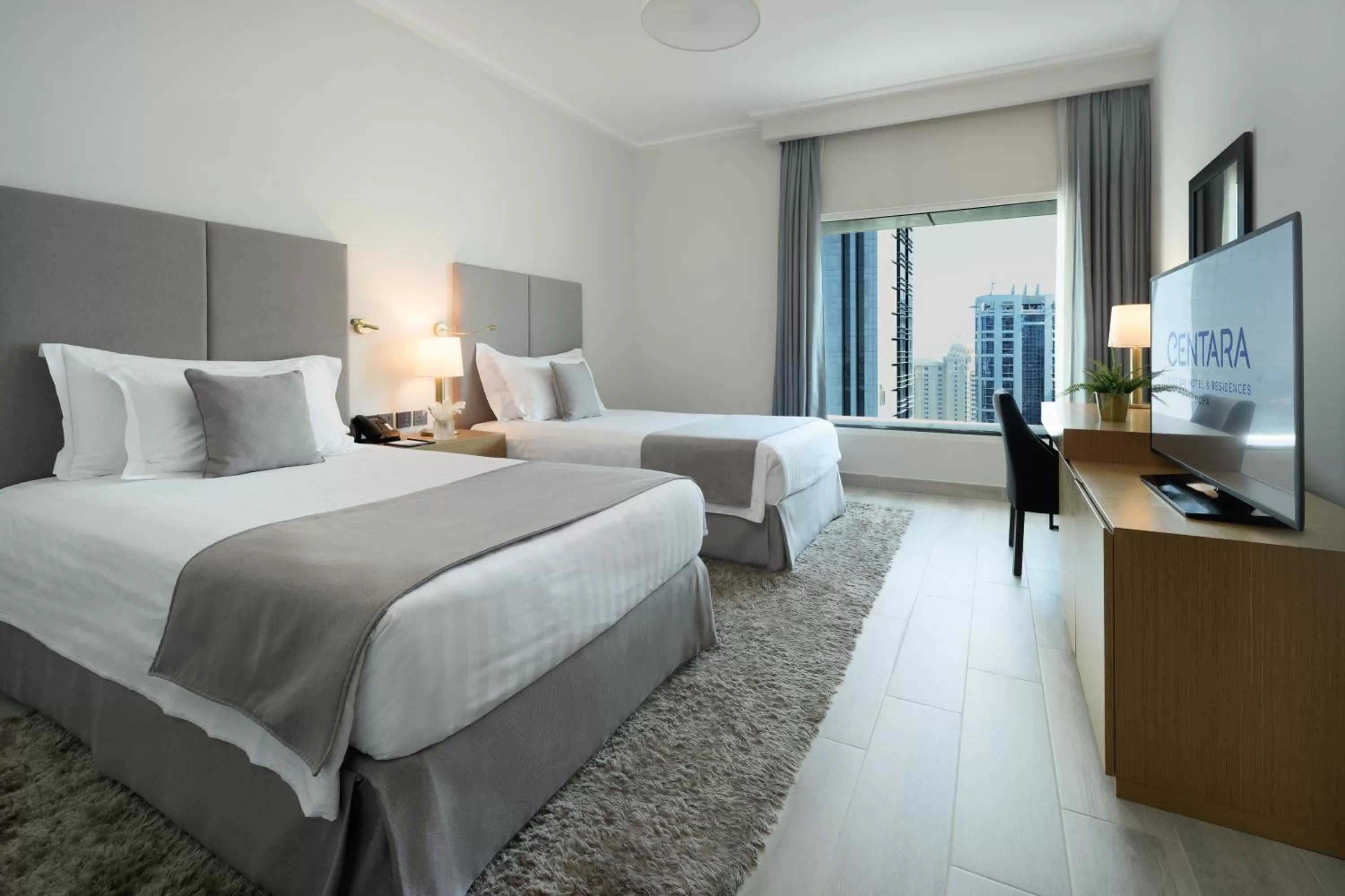 Bed in Centara West Bay Hotel & Residences Doha