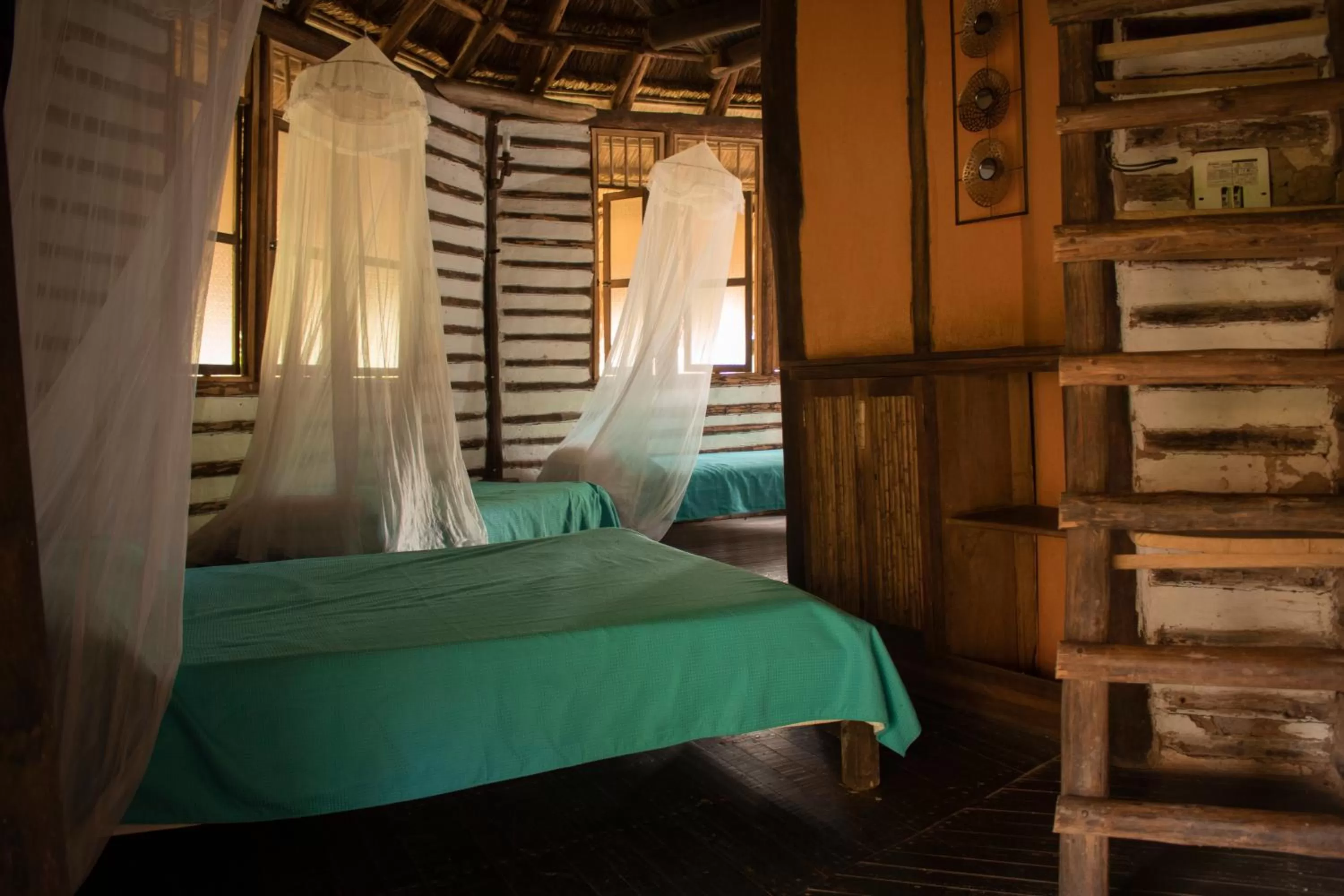 Bed in Ecolodge Cosmogénesis