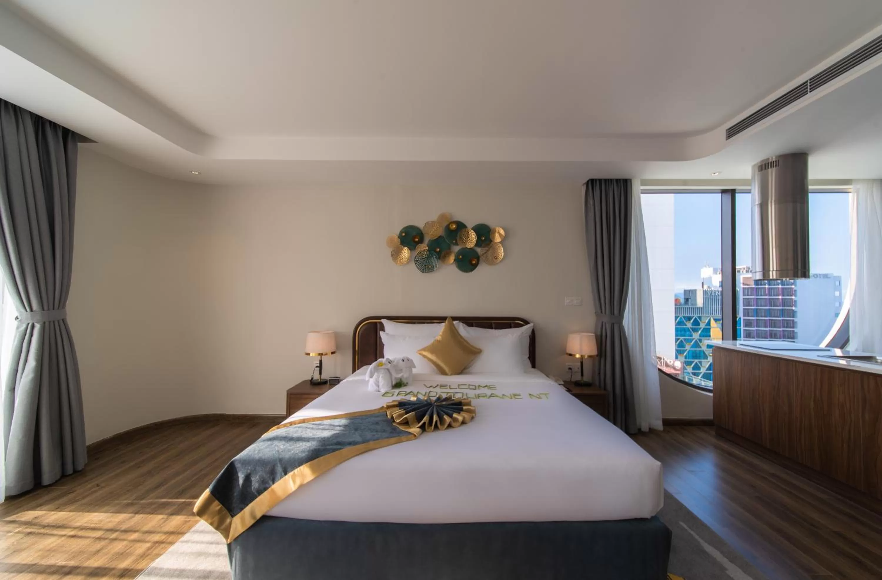 Bed in Grand Tourane Nha Trang Hotel