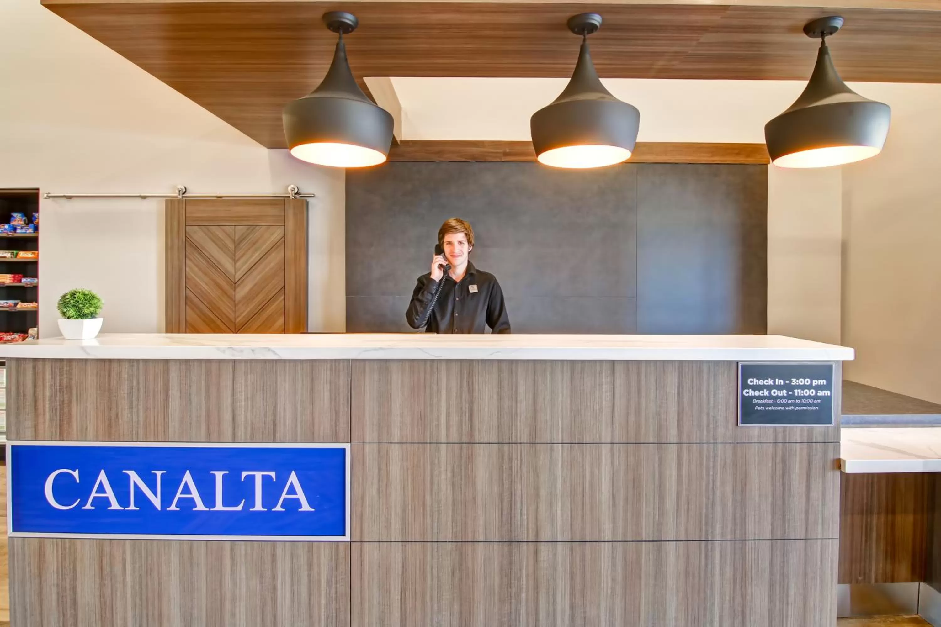 Lobby or reception in Canalta Brooks