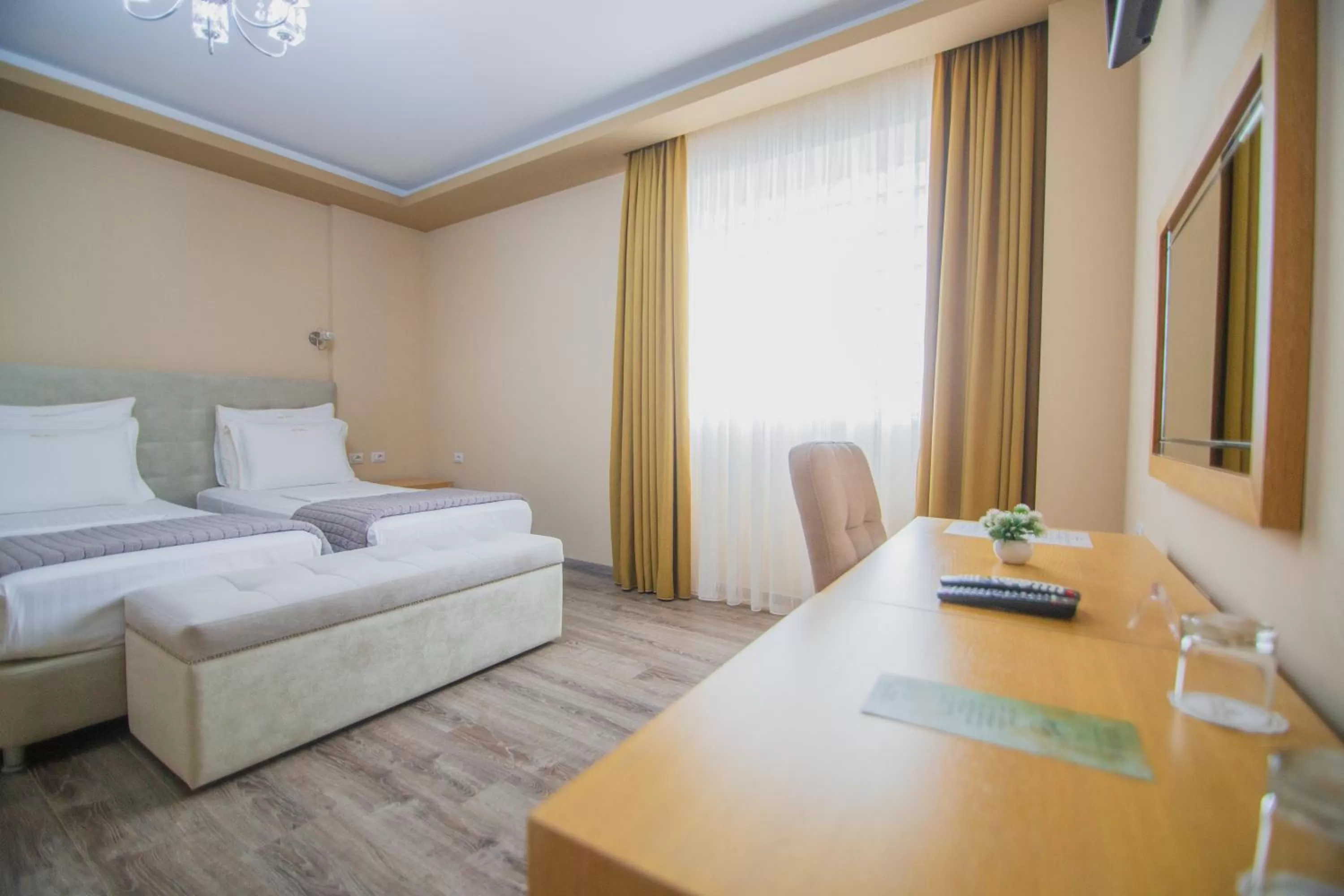 Bed in Christi's Hotel Borova