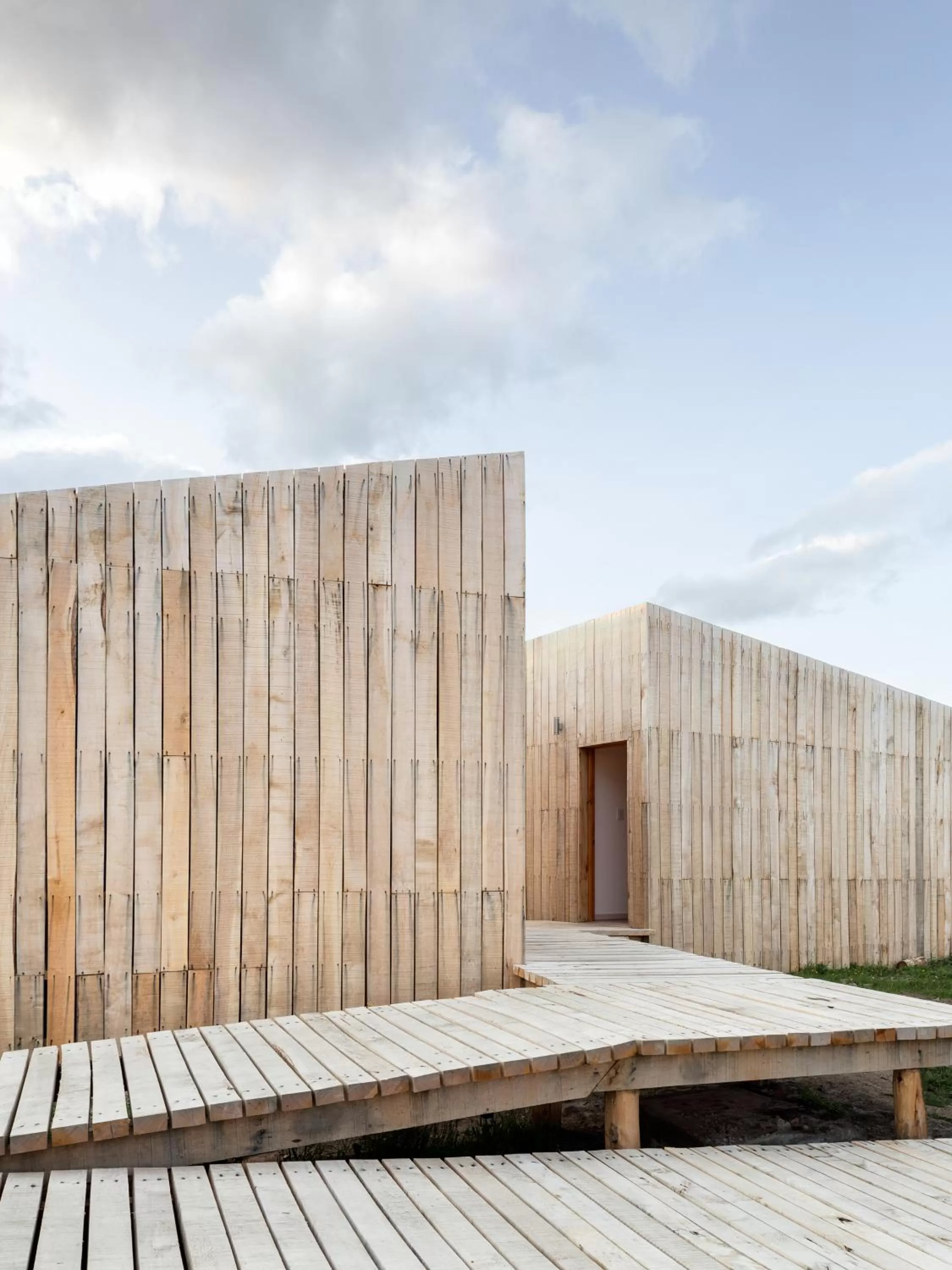 Facade/entrance in AKA Patagonia