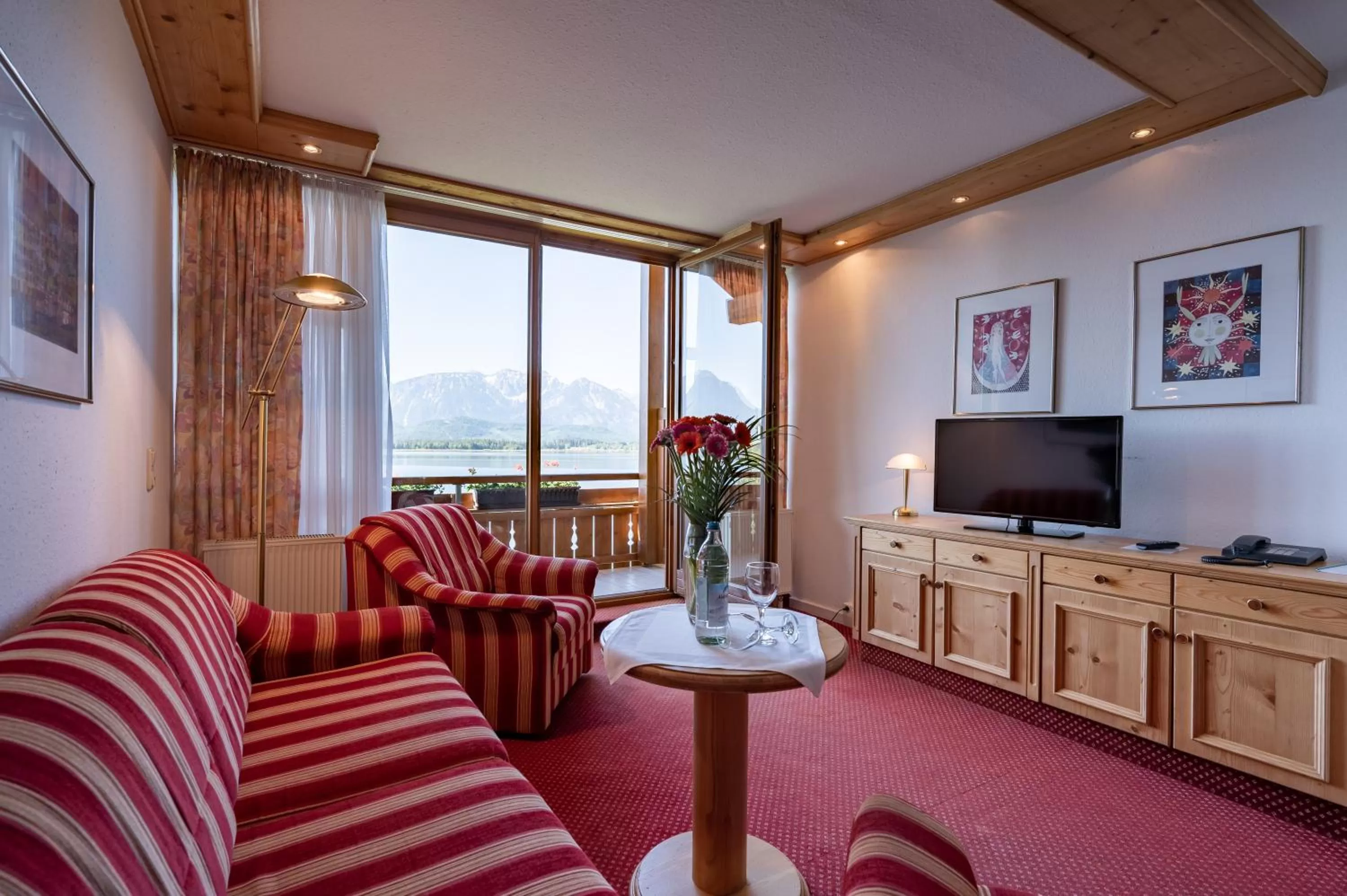 Living room, Seating Area in Residenz Hopfensee